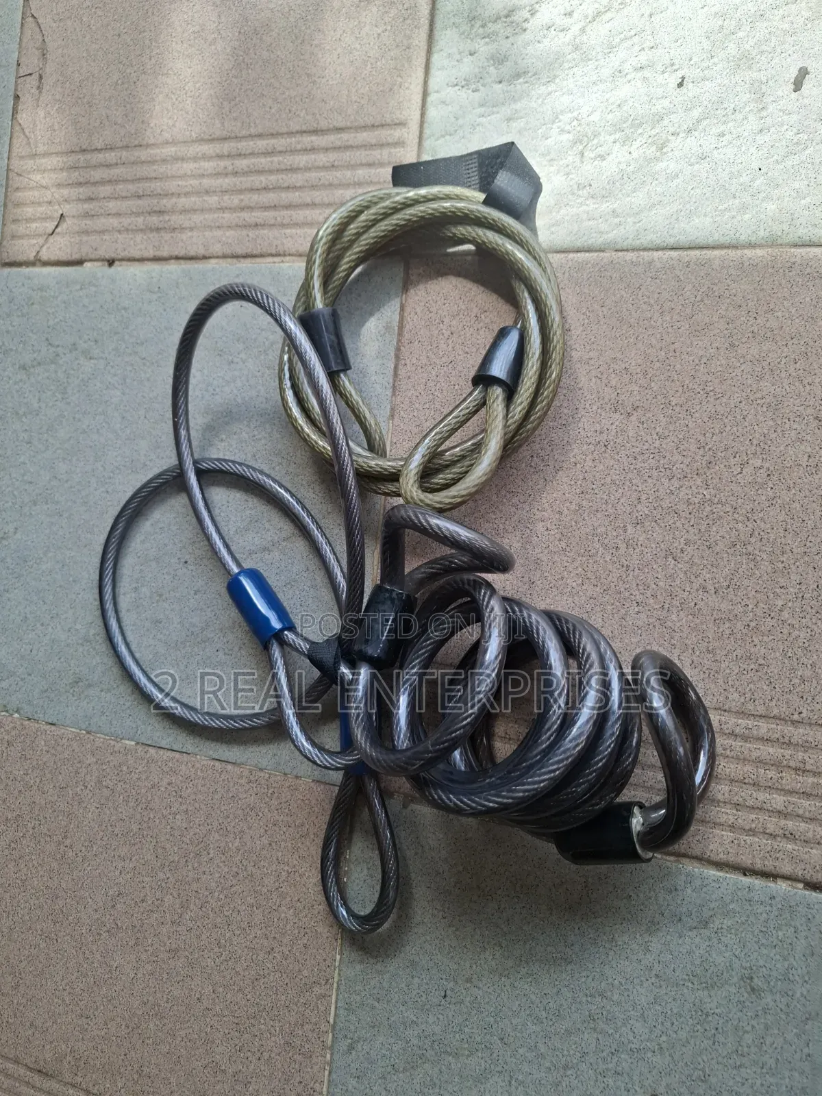Heavy-Duty Braided Steel Security Cable Locks -