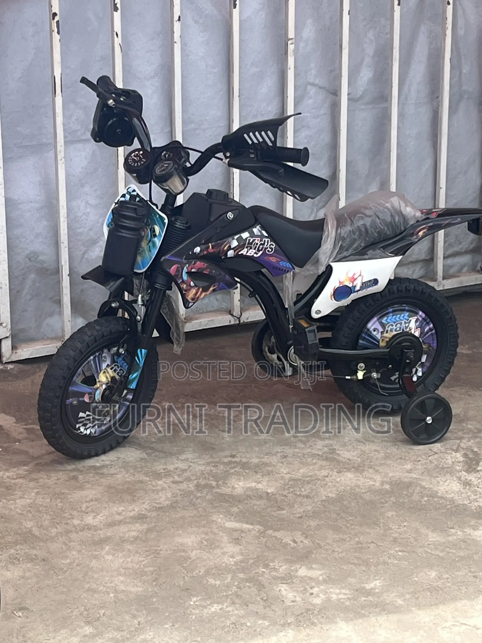 Motorcycle-Style Kids Bike