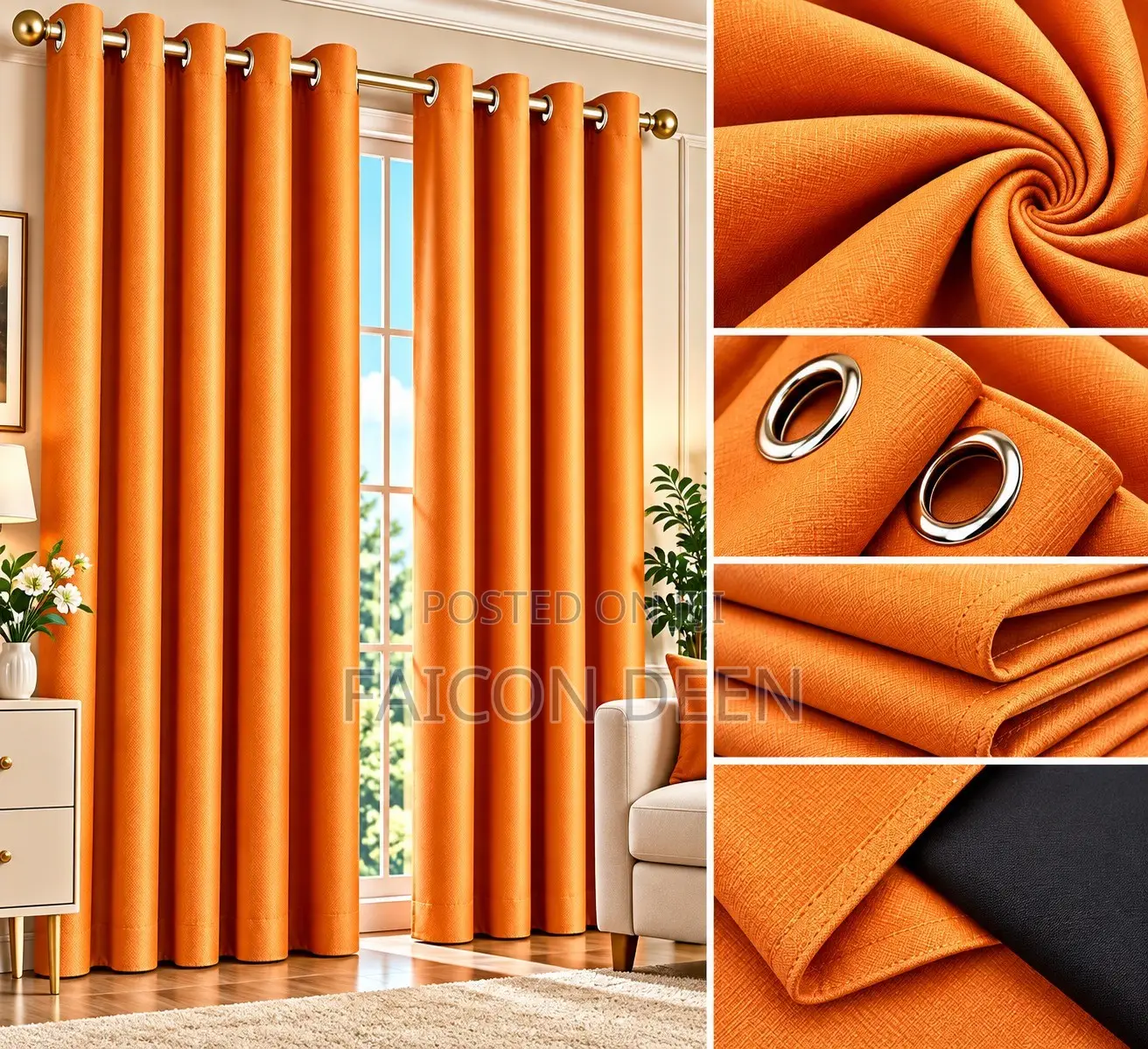 Exclusive Heavy & Thick Luxury Sunblock Blackout 2 PCS Curtains