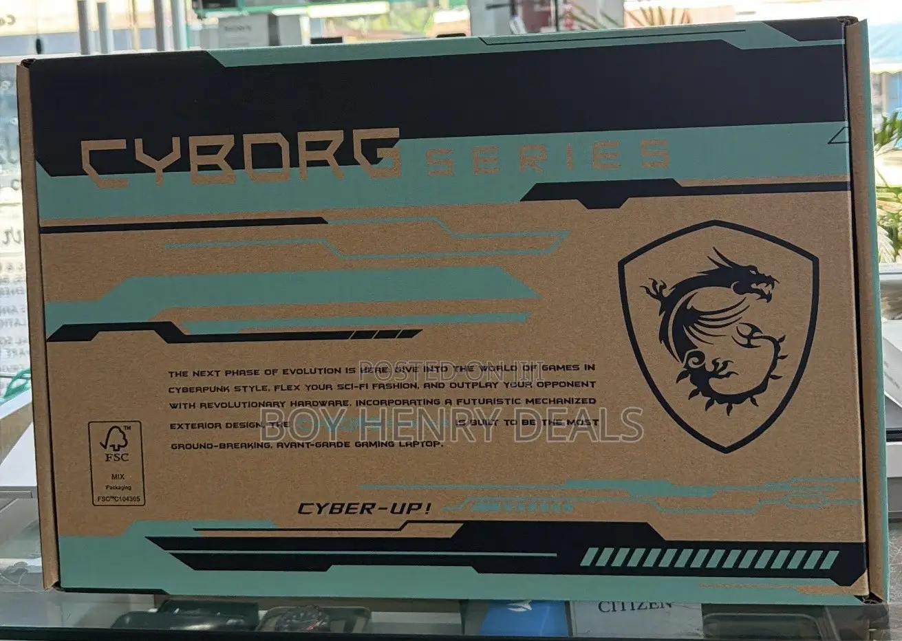 New Laptop MSI Cyborg 15 16GB AMD Ryzen 7 SSD 512GB