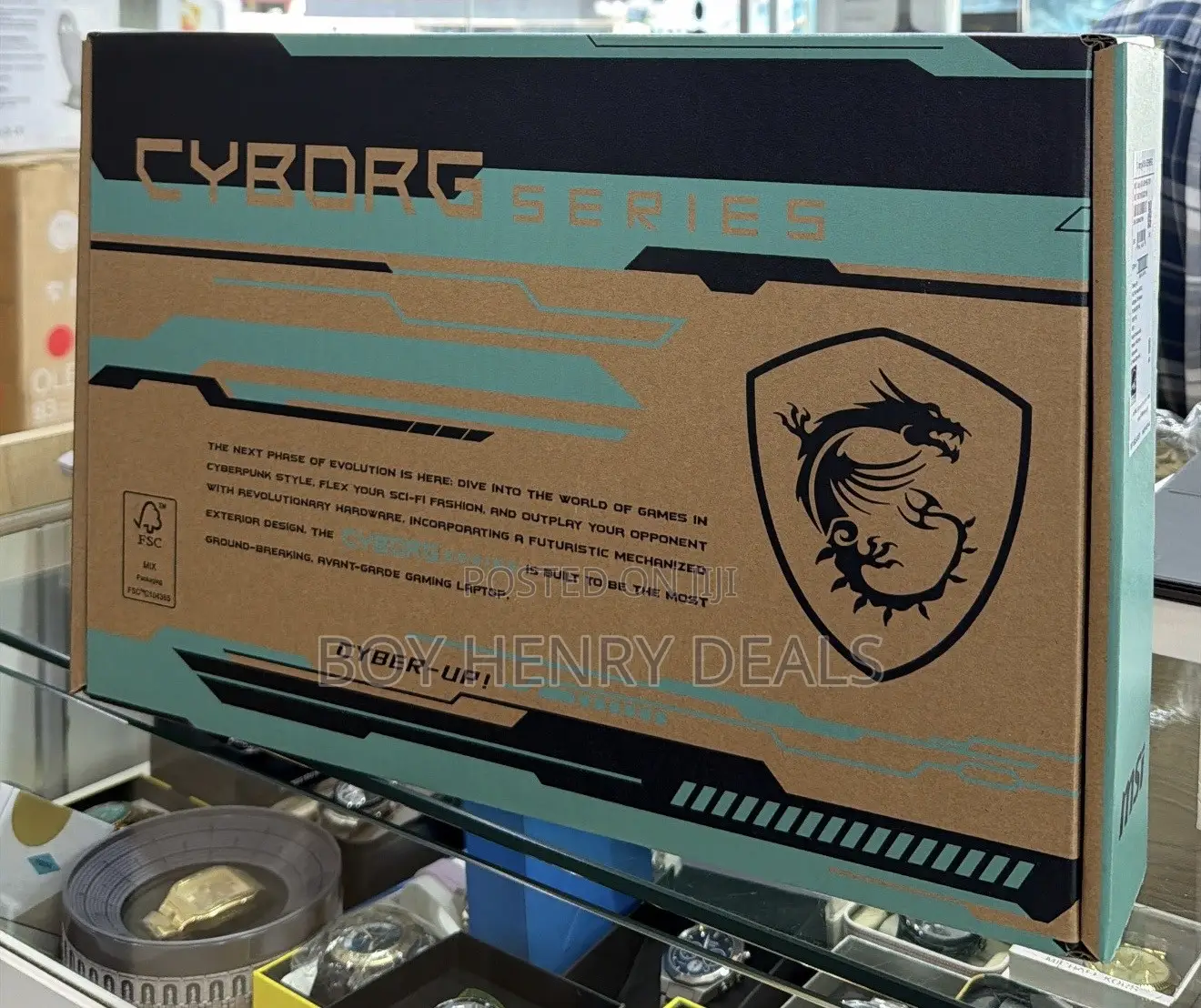 New Laptop MSI Cyborg 15 16GB AMD Ryzen 7 SSD 512GB