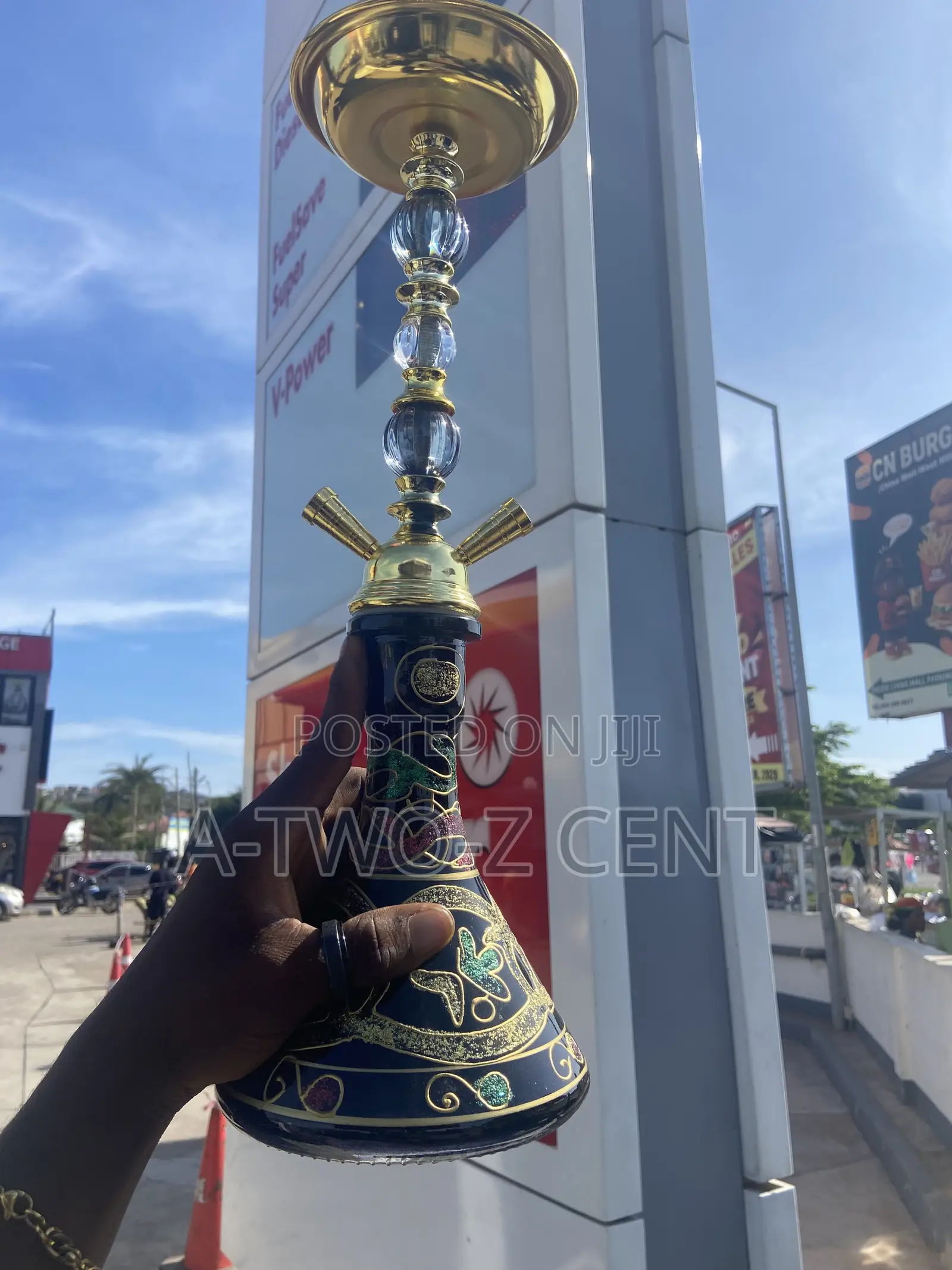 New 2 Pip Shisha Pot With All Accessories