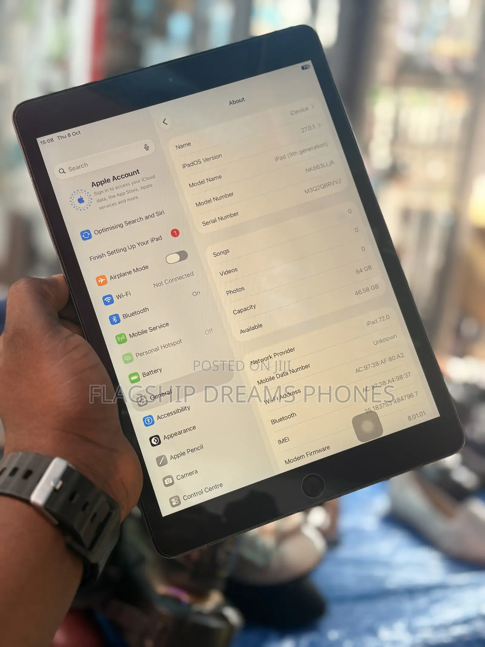 Apple iPad 10.2 (2021) 64 GB Black