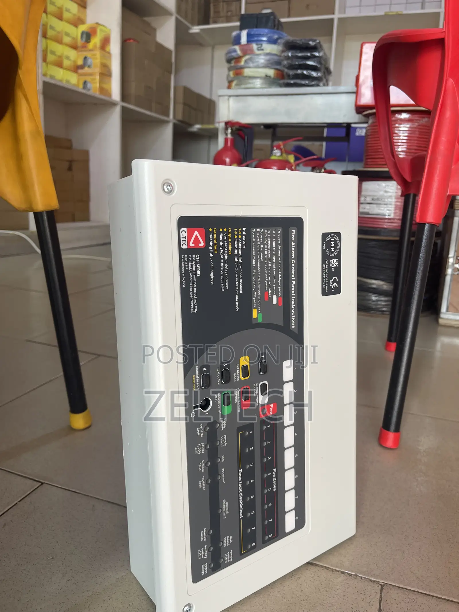 C Tech Conventional 2 Zone Fire Alarm Panel, 4 Zone,8 Zone