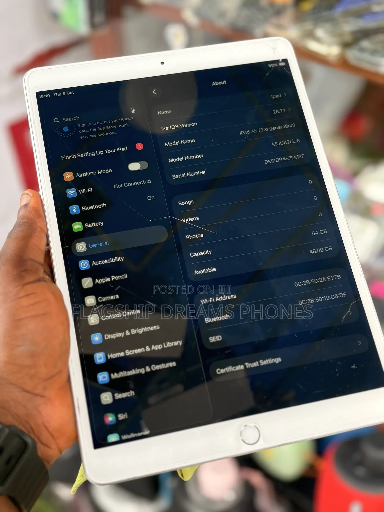 Apple iPad Air (2019) 64 GB Silver