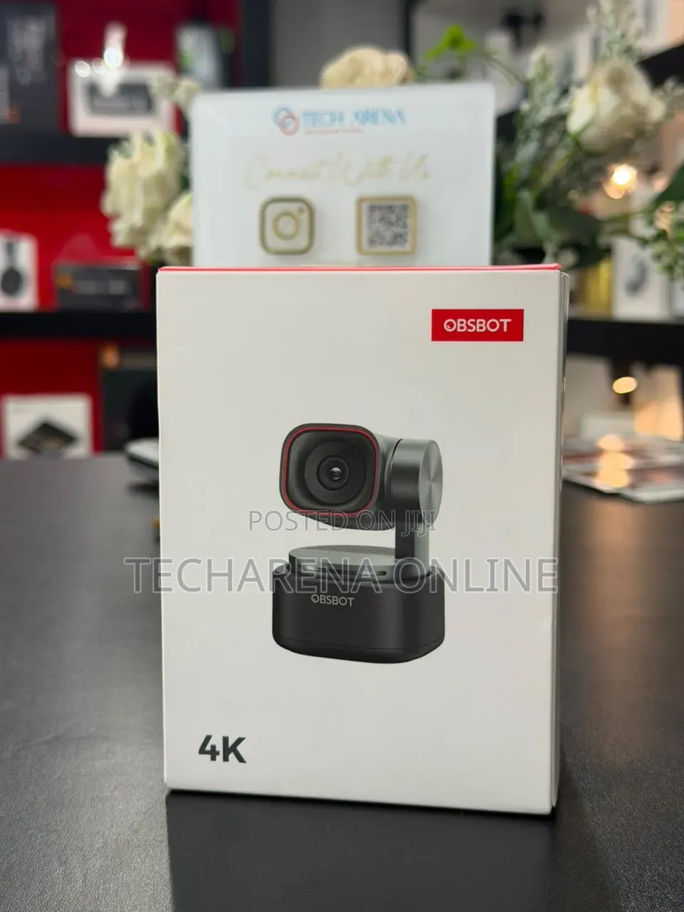 OBSBOT Tinny 3 AI- Powered PTZ 4K Webcam