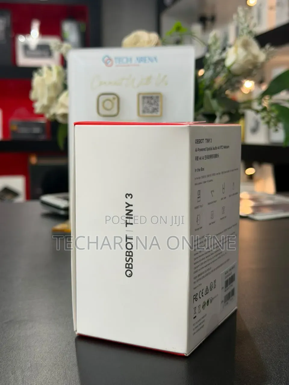 OBSBOT Tinny 3 AI- Powered PTZ 4K Webcam