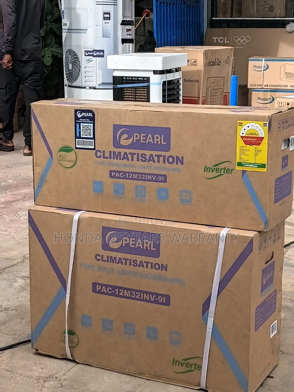 Climatisation Pearl 1.5hp Inverter Air Condition Pearl Inverter AC