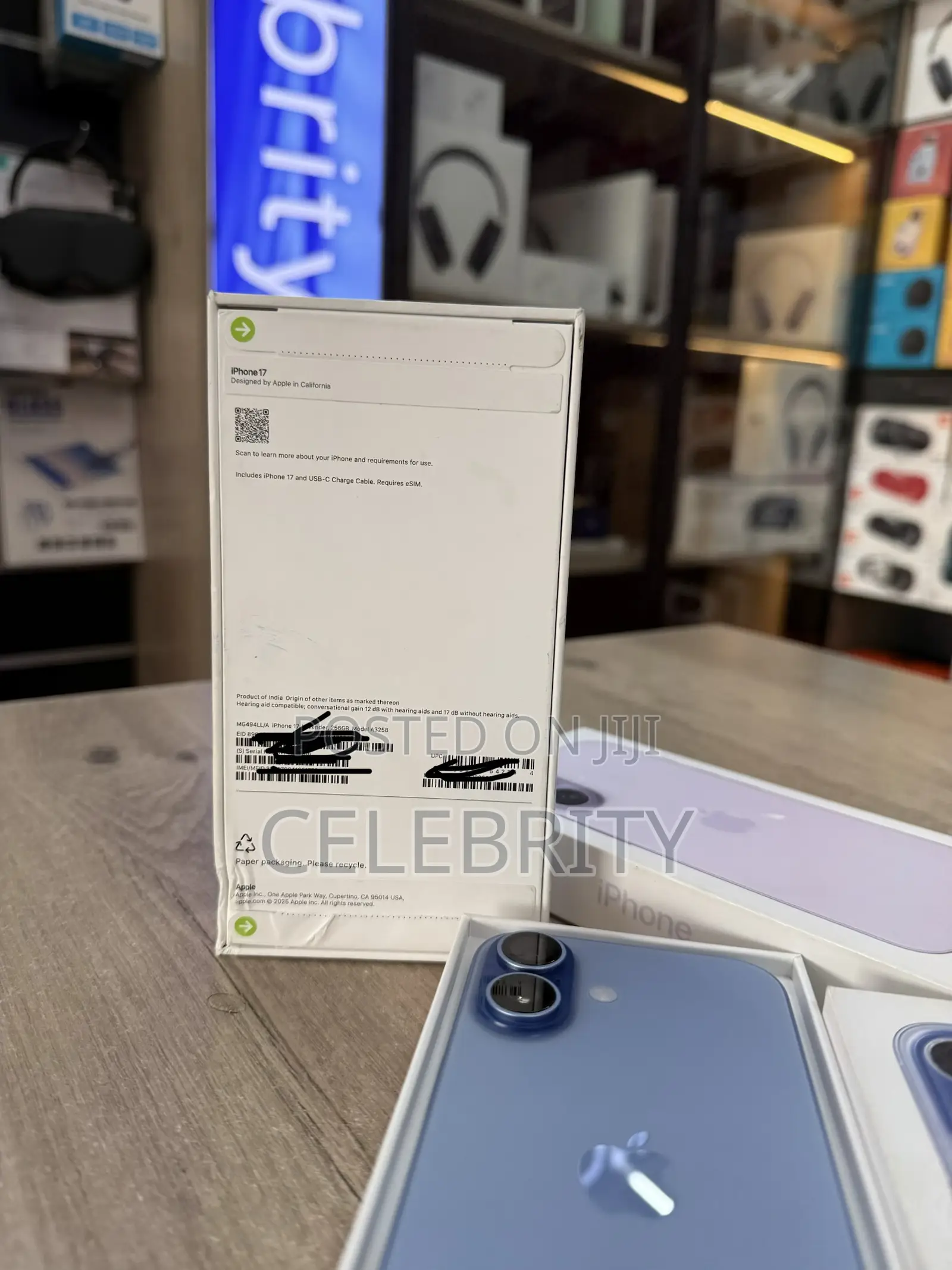 New Apple iPhone 17 256 GB Blue