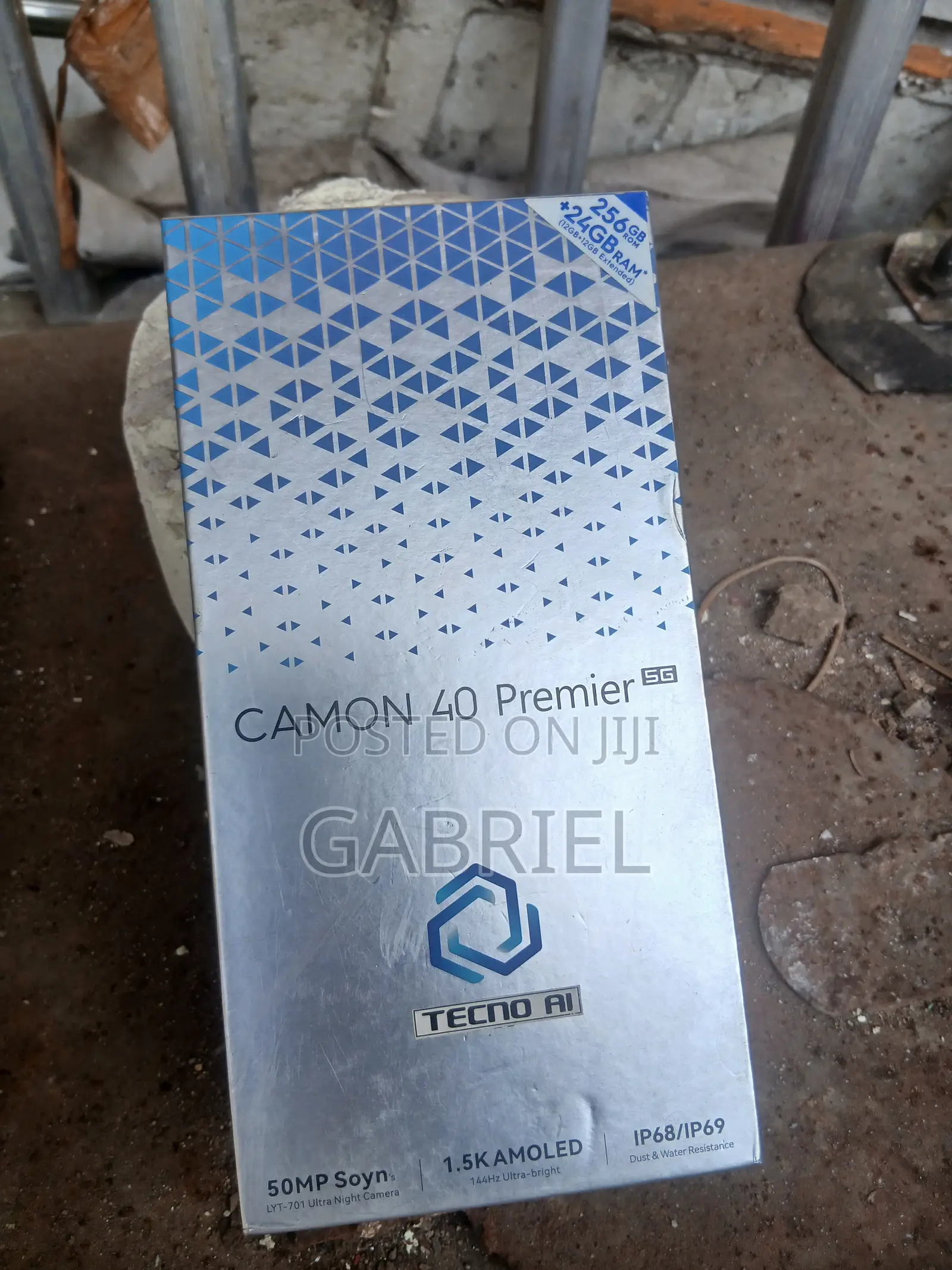 New Tecno Camon 40 Premier 5G 256 GB Blue