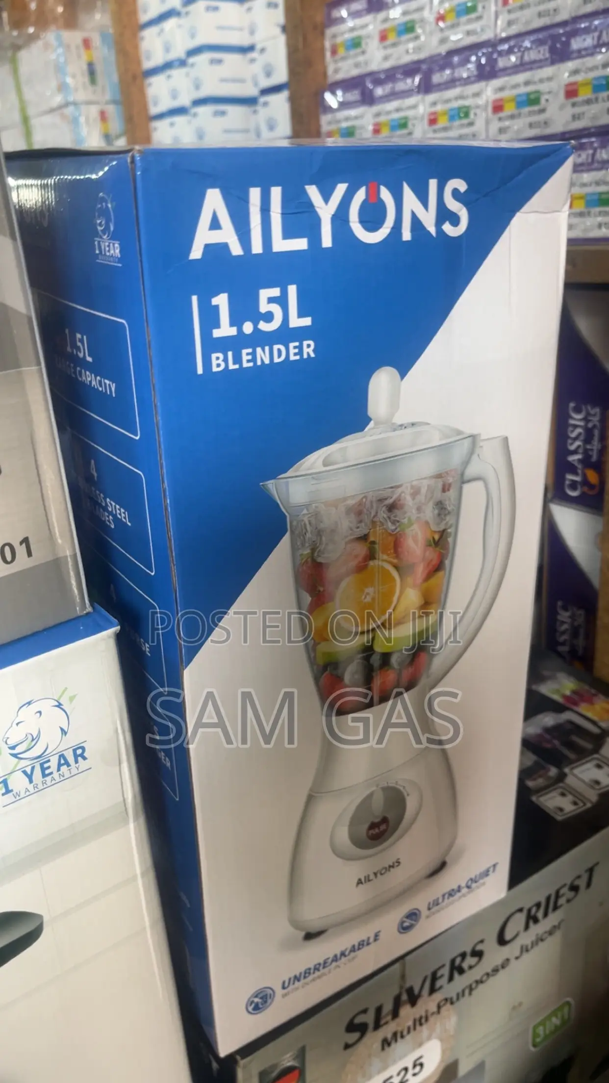 Ailyons Blender 1.5L