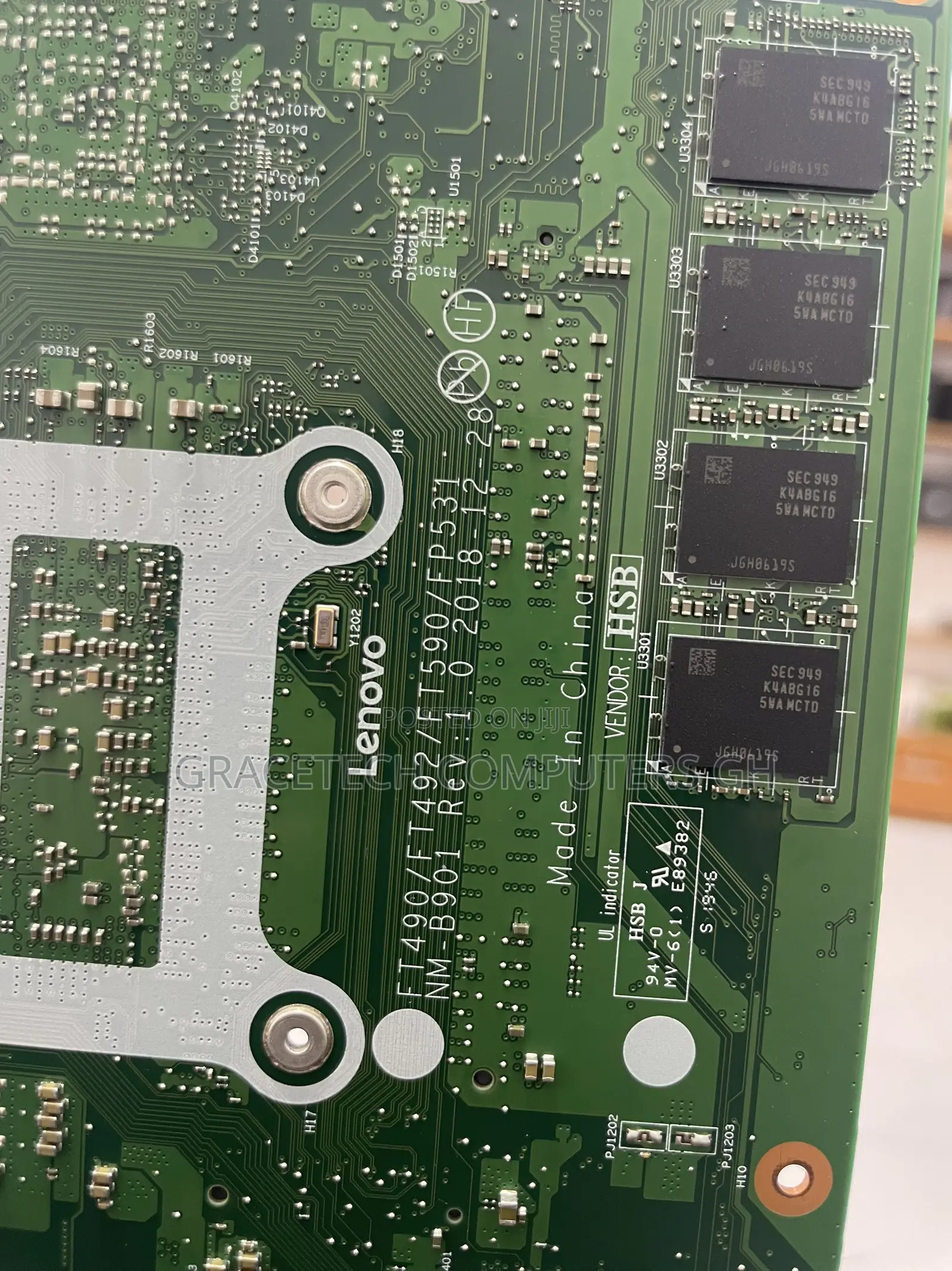 Lenovo ThinkPad T490 Intel Core I5-8365u Motherboard