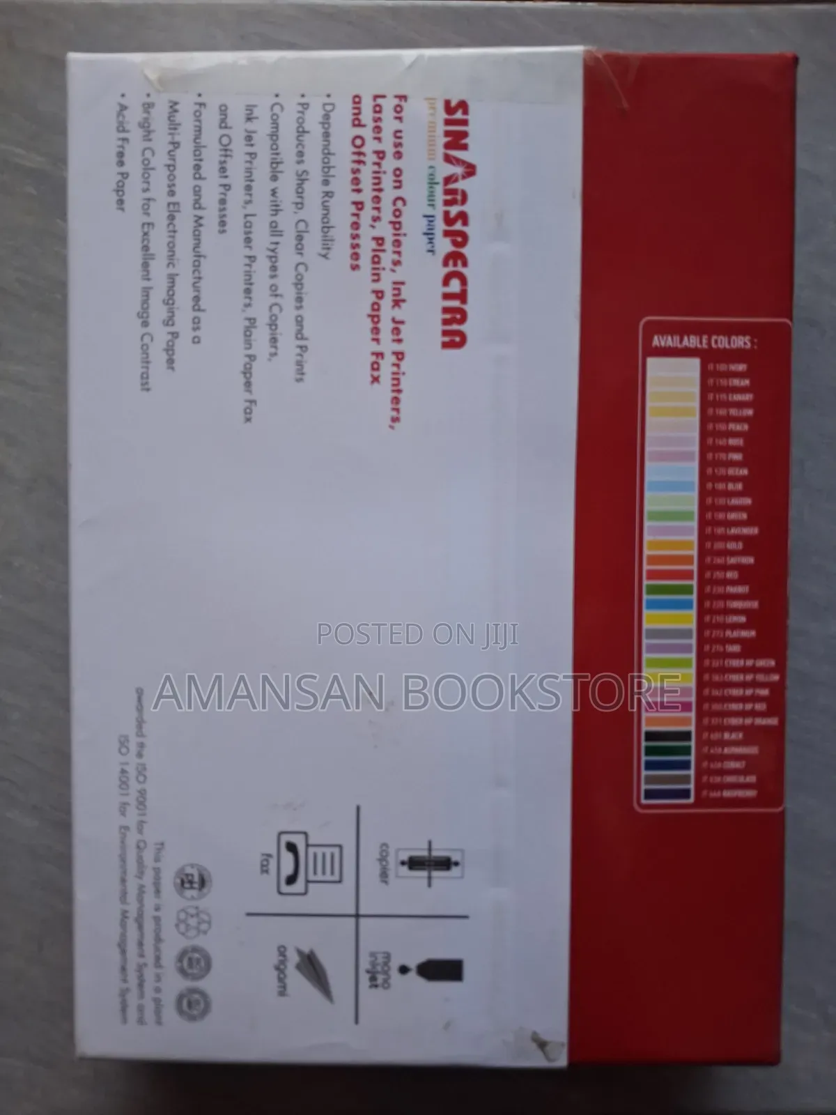 A4: Sinar Spectra Premium Colour Paper (Yellow)