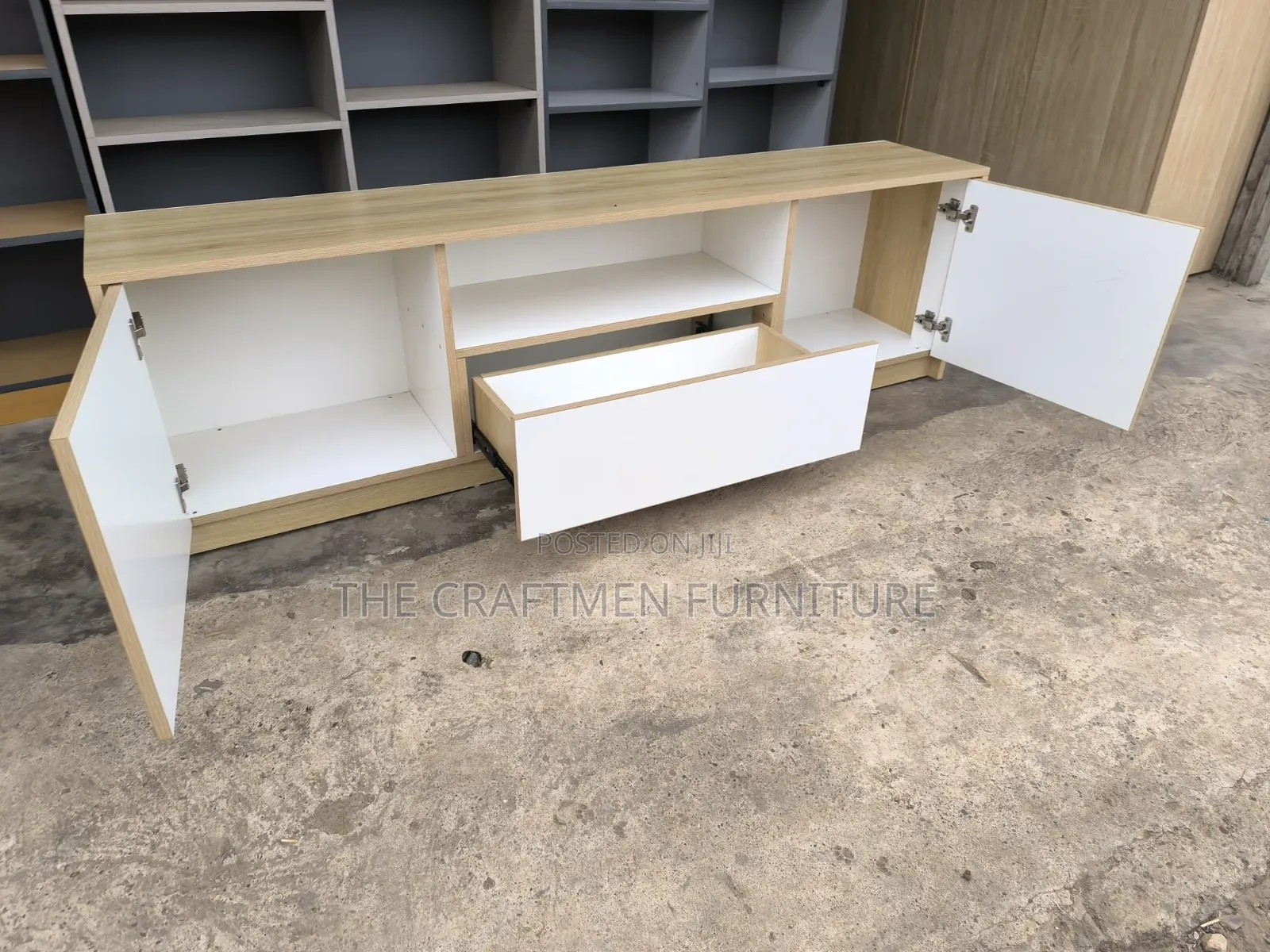 6ft TV Stand Laminated Foreign Wood