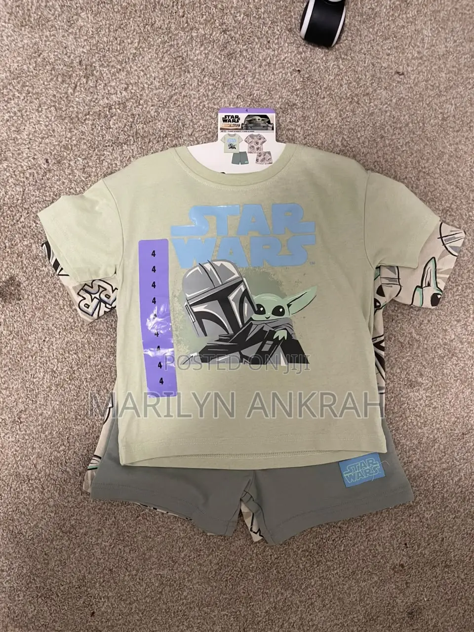Star Wars 4 Pieces Toddler Boy 2 Tops and 2 Shorts
