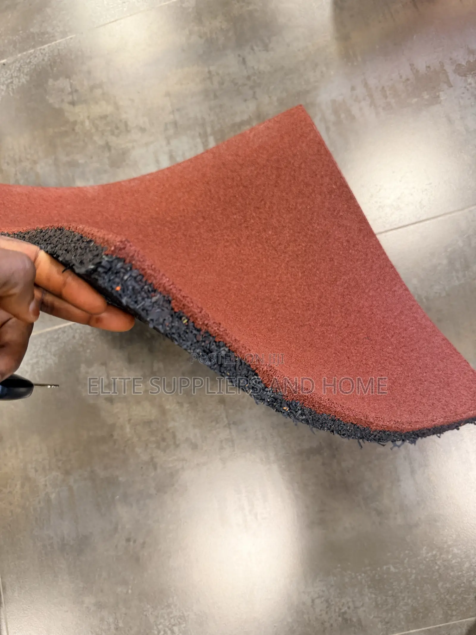 Heavy Duty Gym Rubber Mats 50x50cm