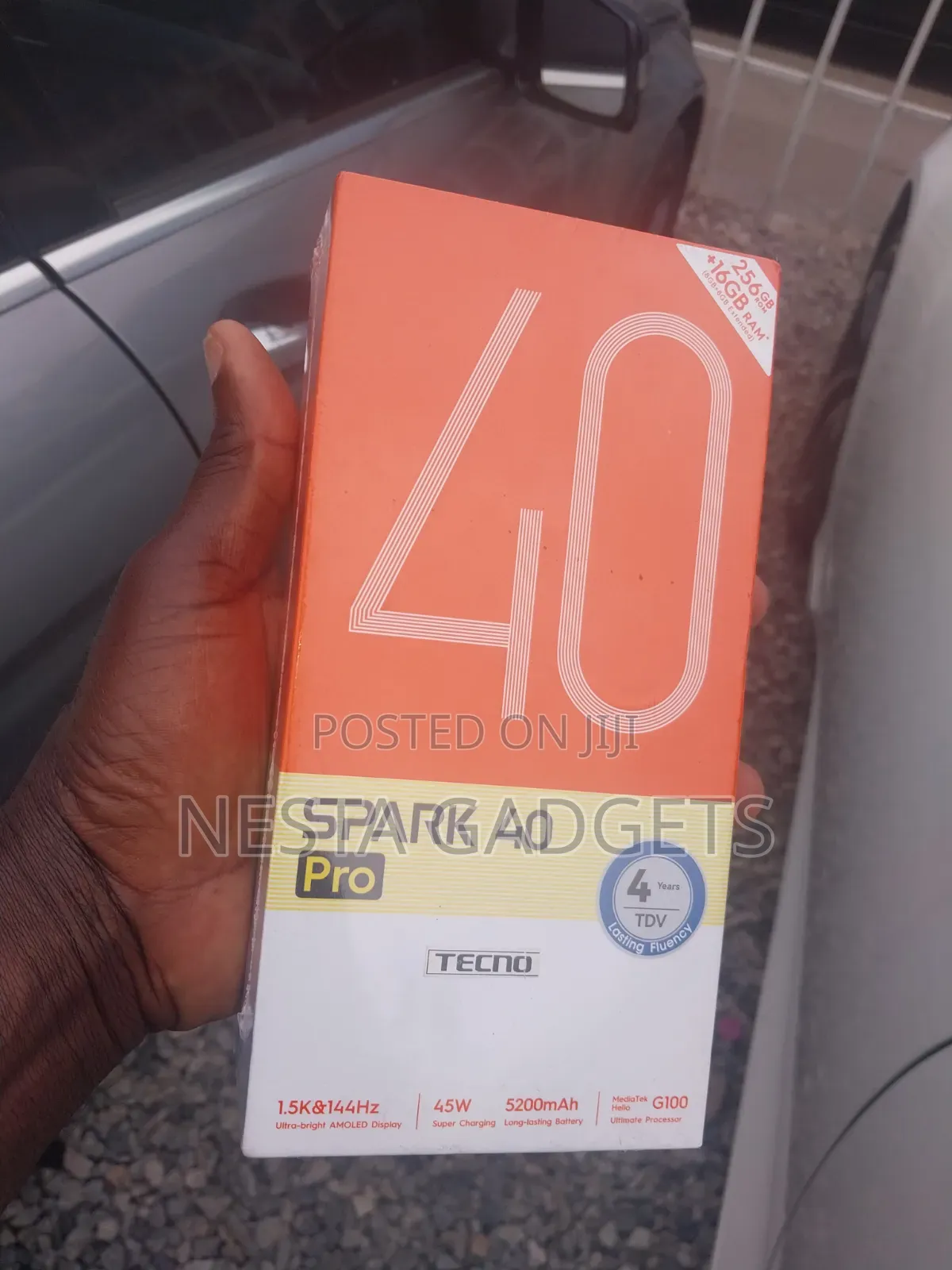 New Tecno Spark 40 Pro 256 GB Silver