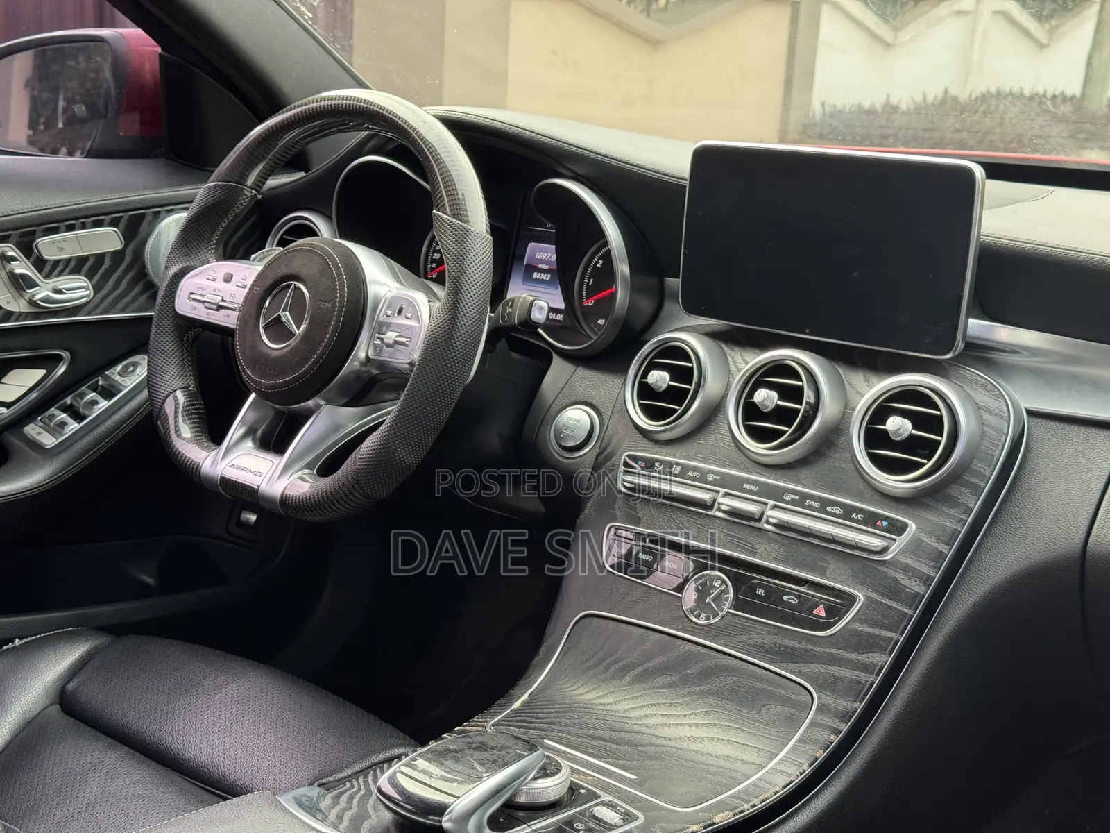 Mercedes-Benz C300 Sport 4Matic Sedan AWD (2.0L 4cyll 7A) 2016 Red