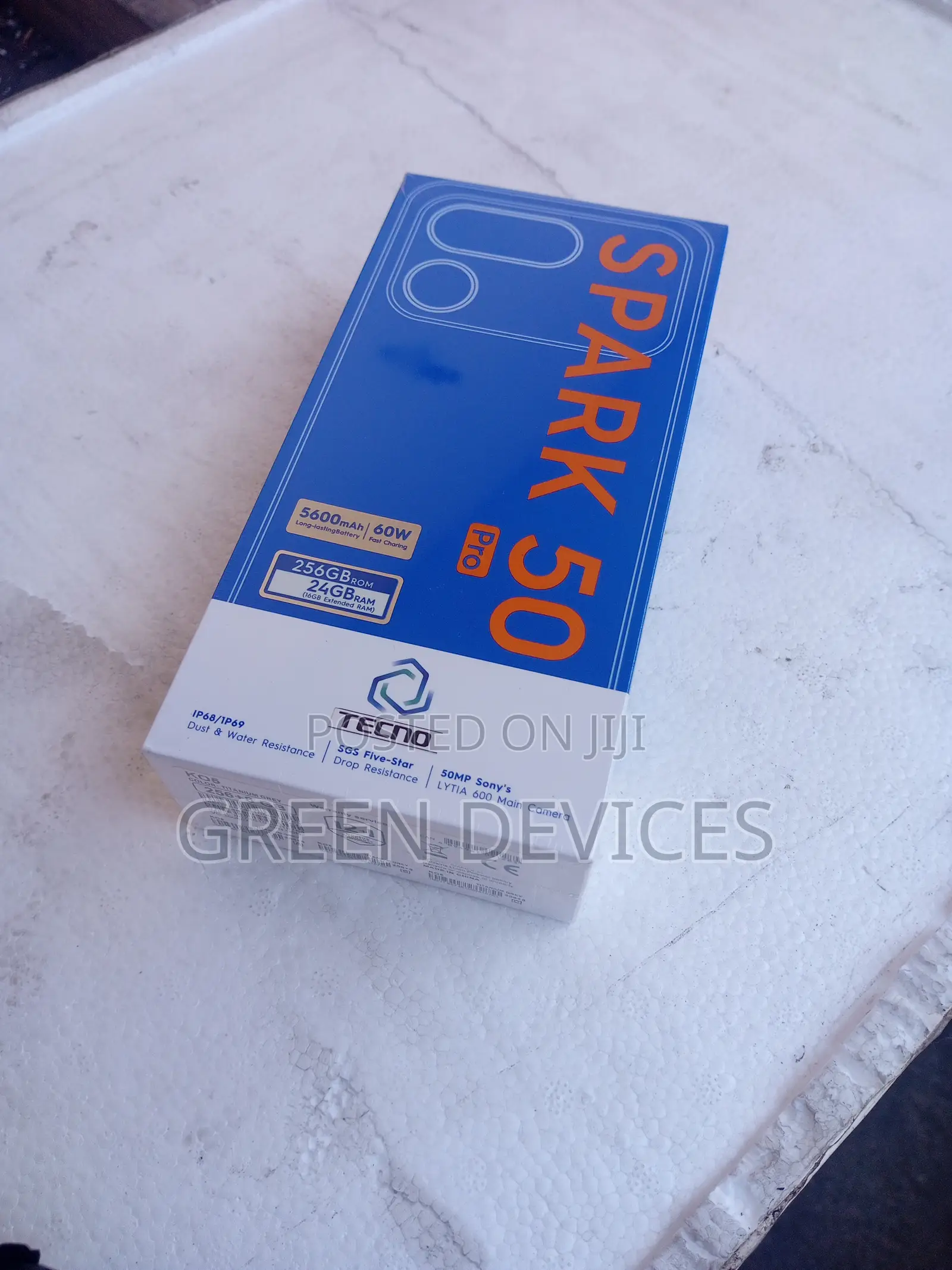 New Tecno Spark 50 Pro 256 GB Black