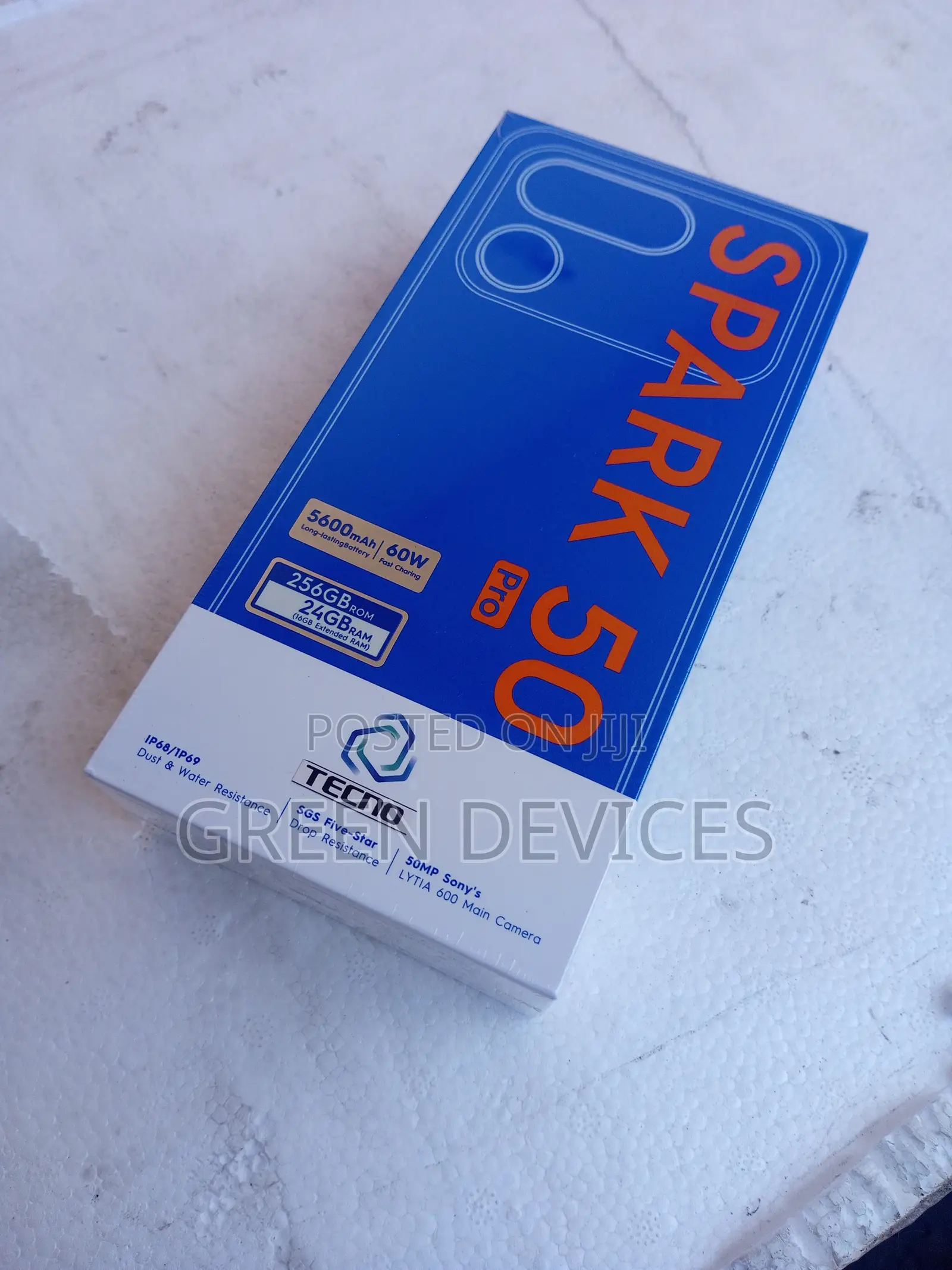 New Tecno Spark 50 Pro 256 GB Black