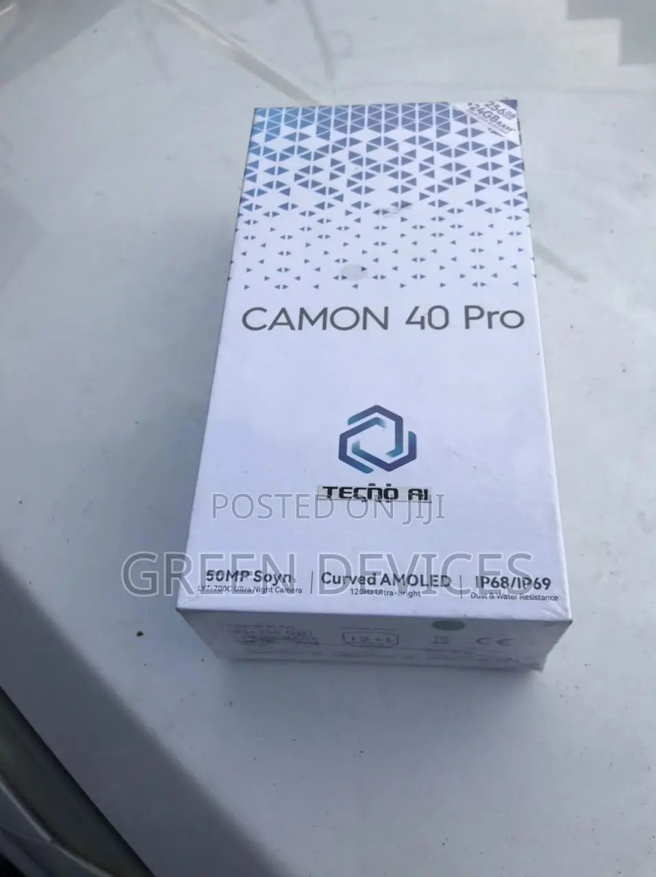 New Tecno Camon 40 Pro 4G 256 GB Black
