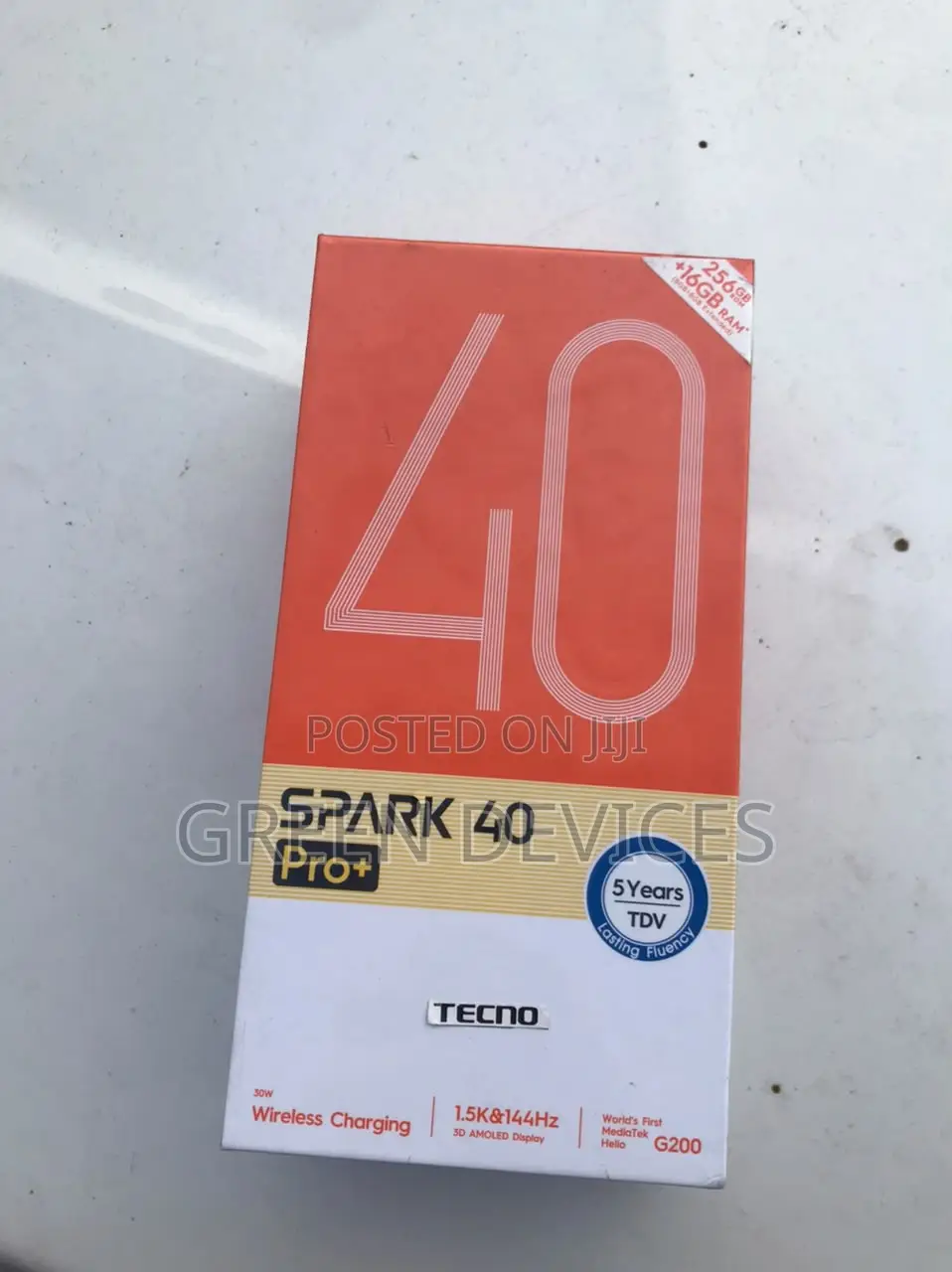 New Tecno Camon 40 Pro 4G 256 GB Black