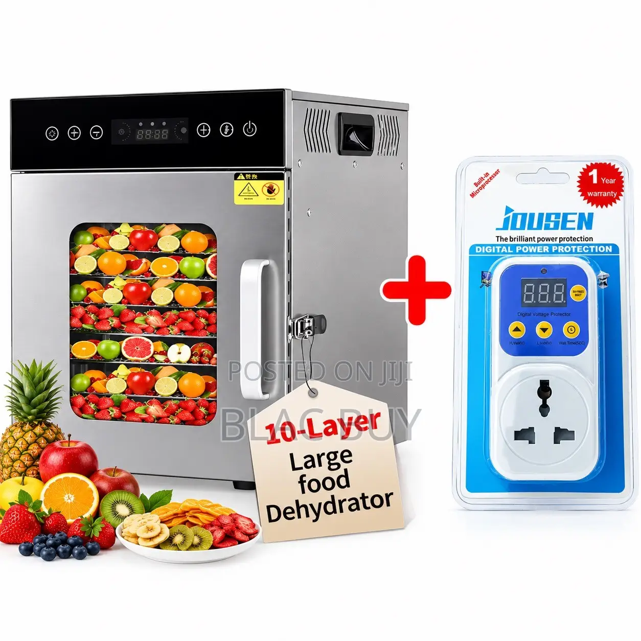 Food Dehydrator + Digital Power Protector