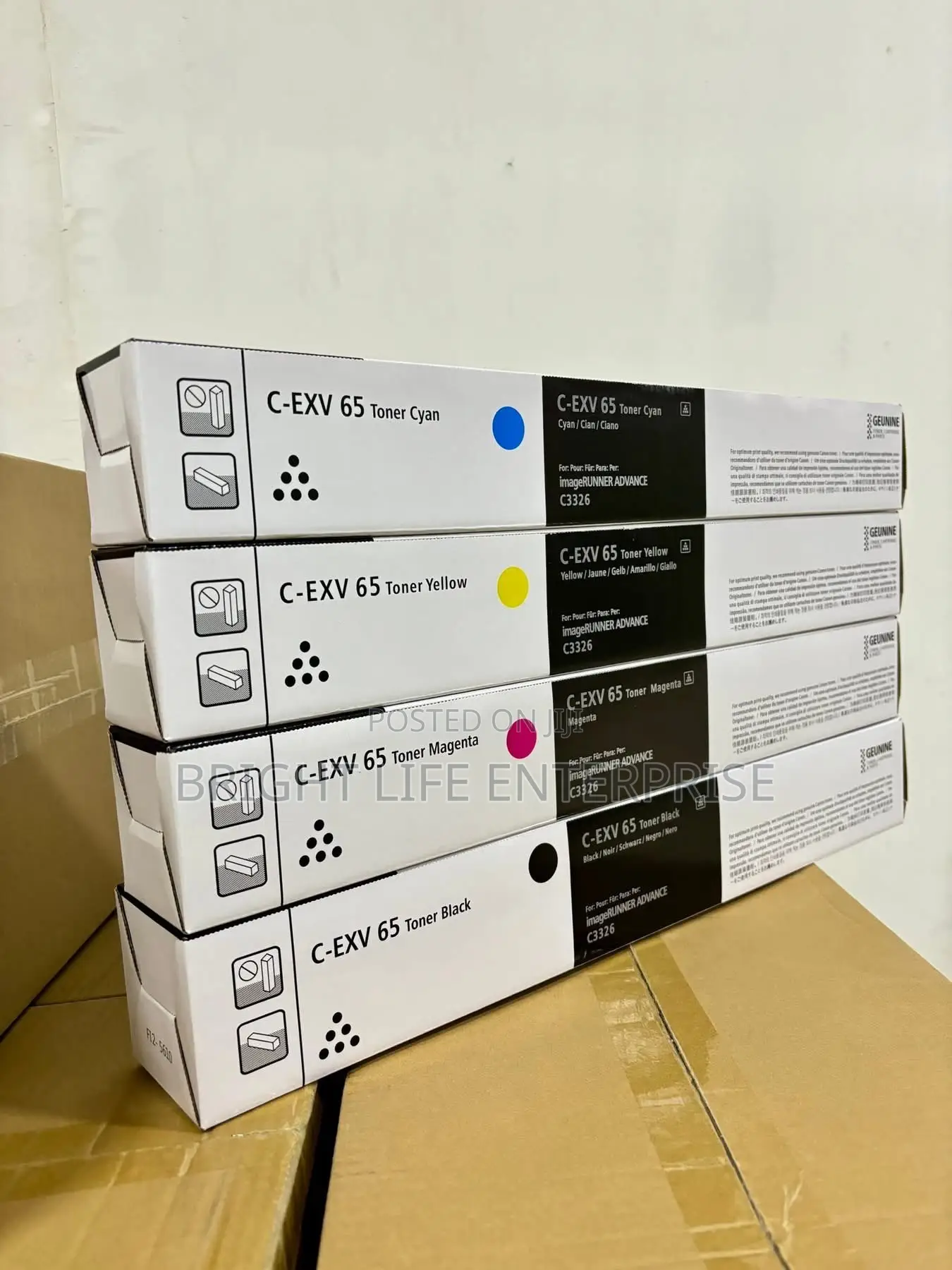 Canon C-Exv65 Multipack - Full Set of 4 Toner Cartridges