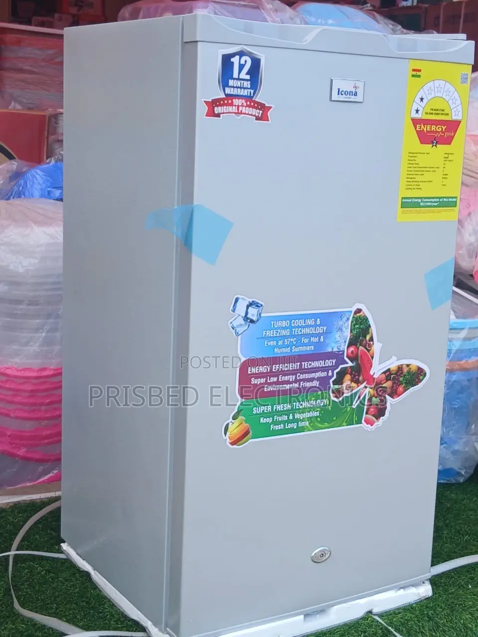 Icona Table Top Single Door Fridge 90 Litres