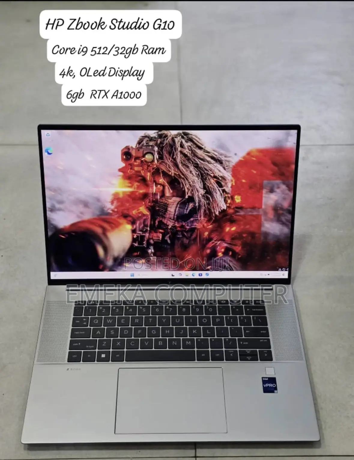 Laptop HP ZBook 16 Studio G10 32GB Intel Core i9 SSD 512GB