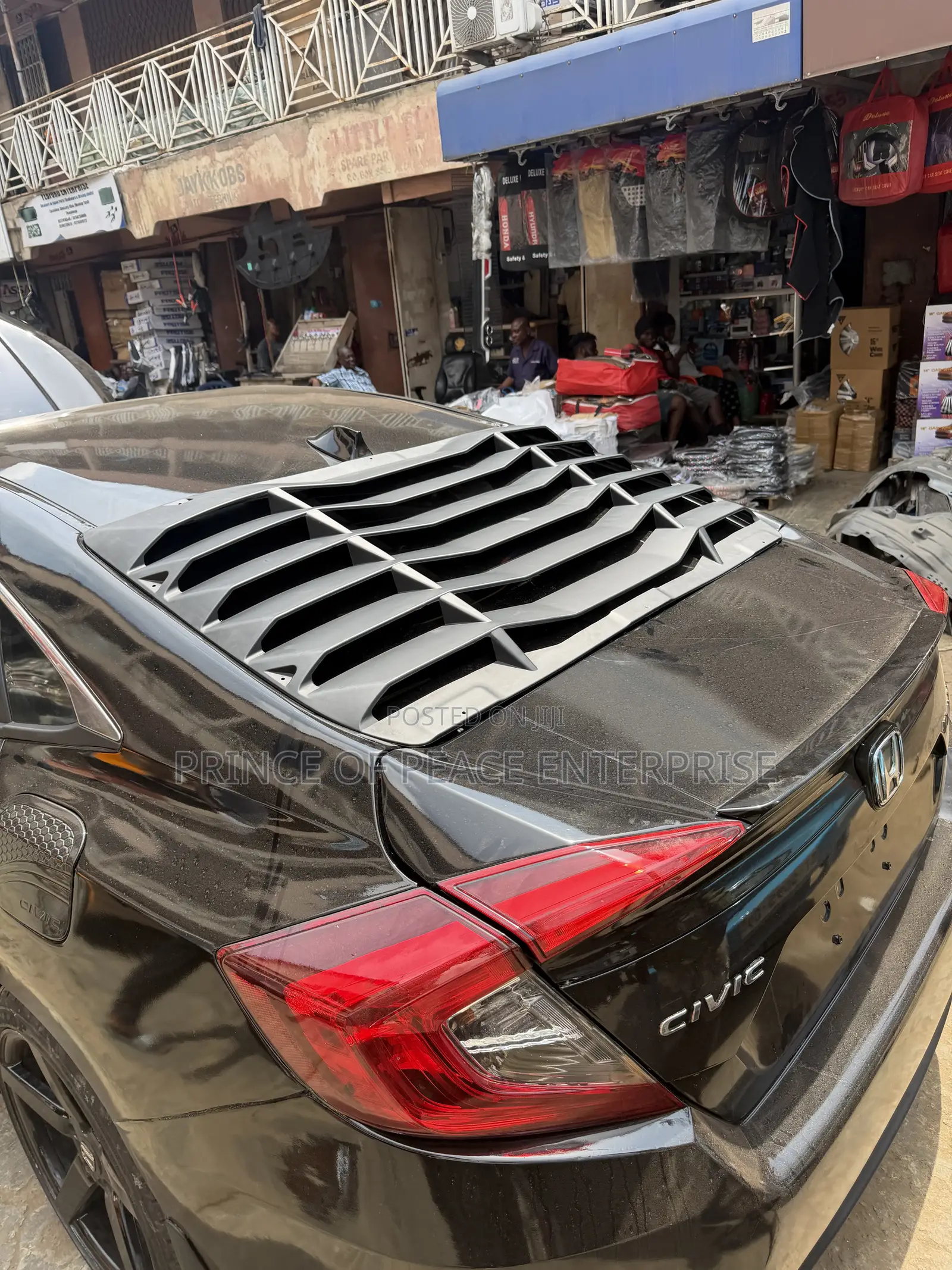 Honda Civic Back Glass Louver Shades