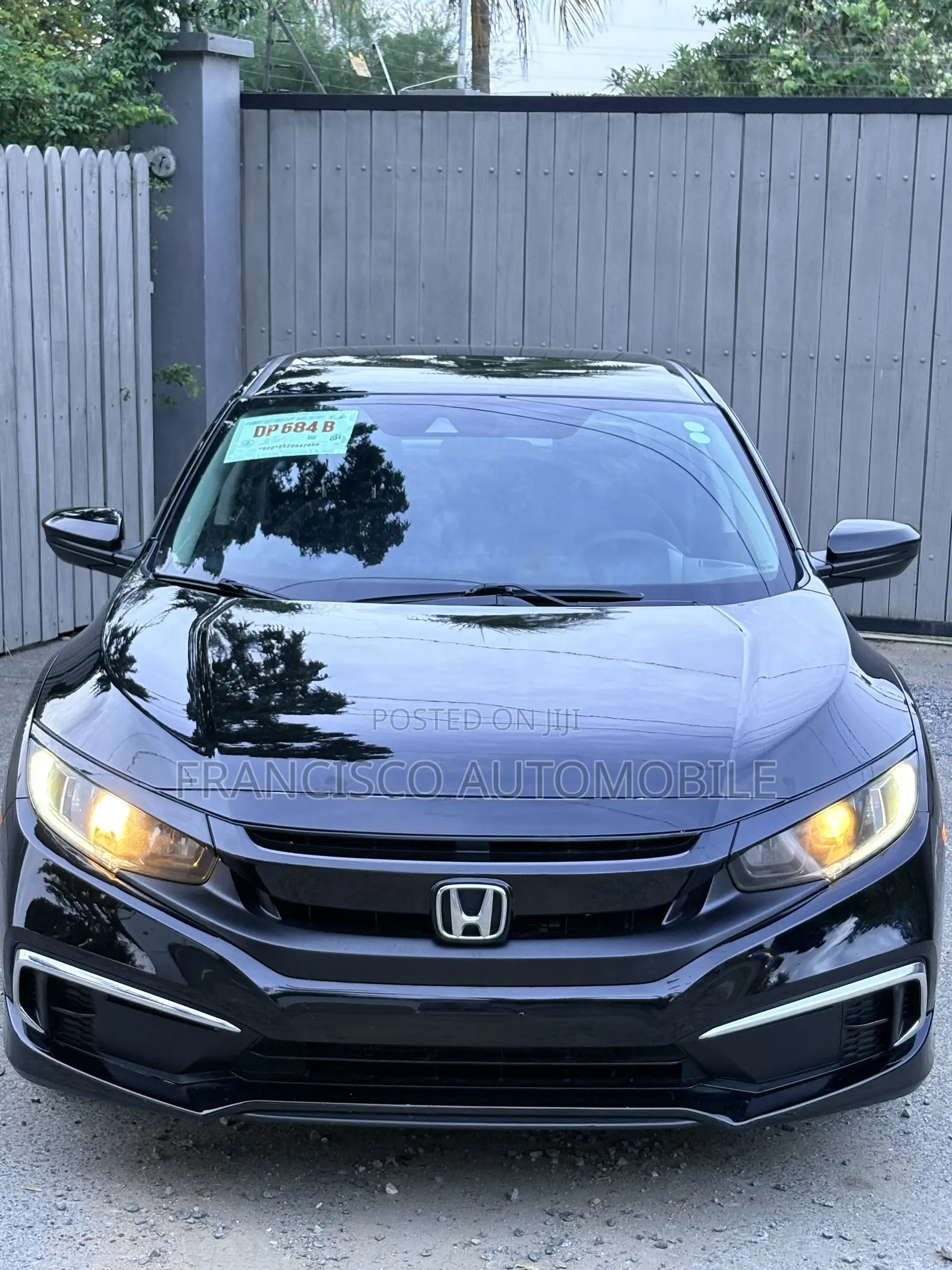 Honda Civic LX Sedan 2020 Black