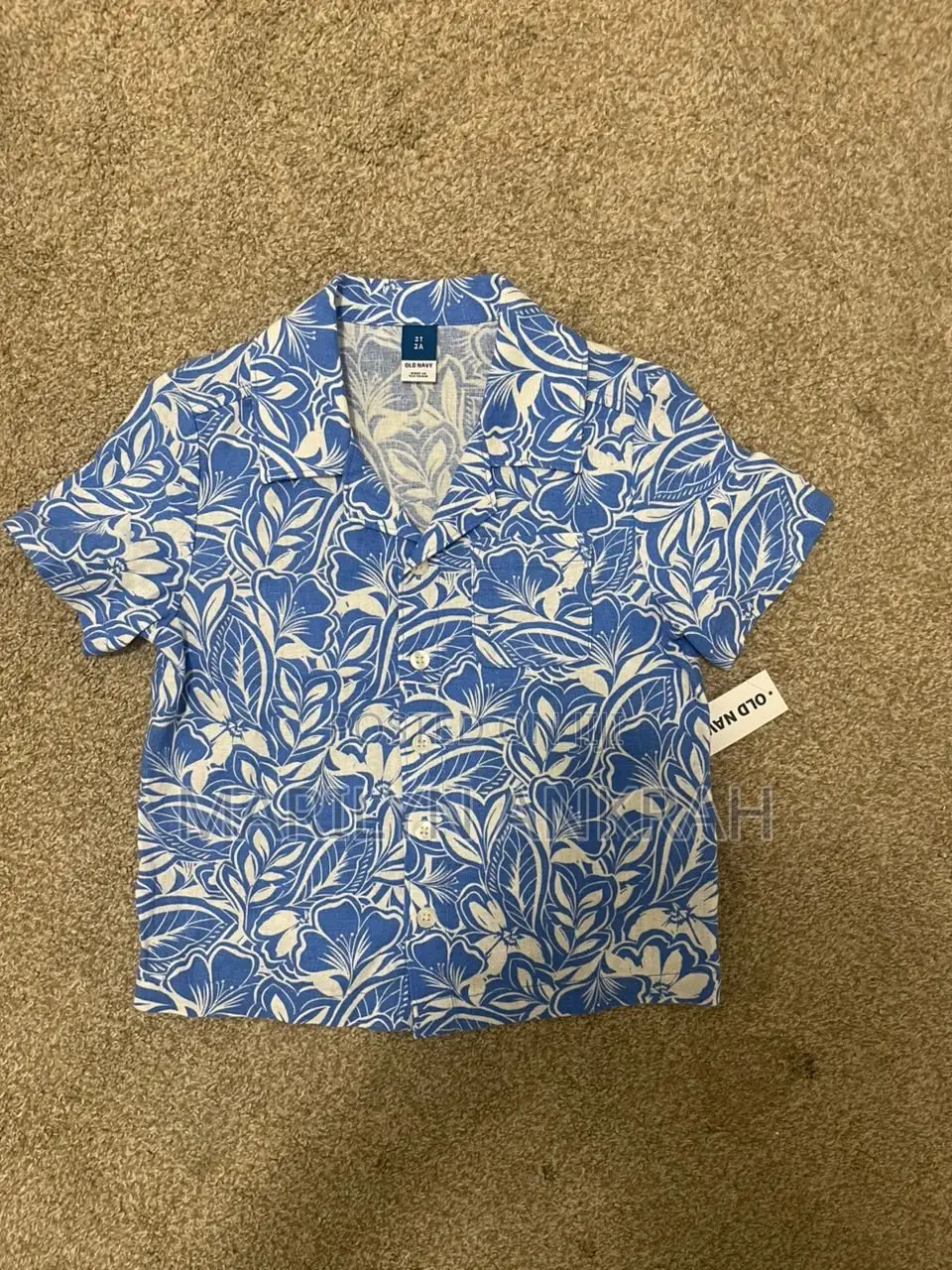 Old Navy Toddler Short Sleeve Button Down Shirt