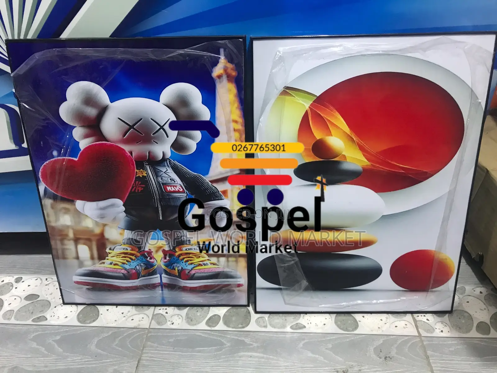 3D Abstract Picture Frames