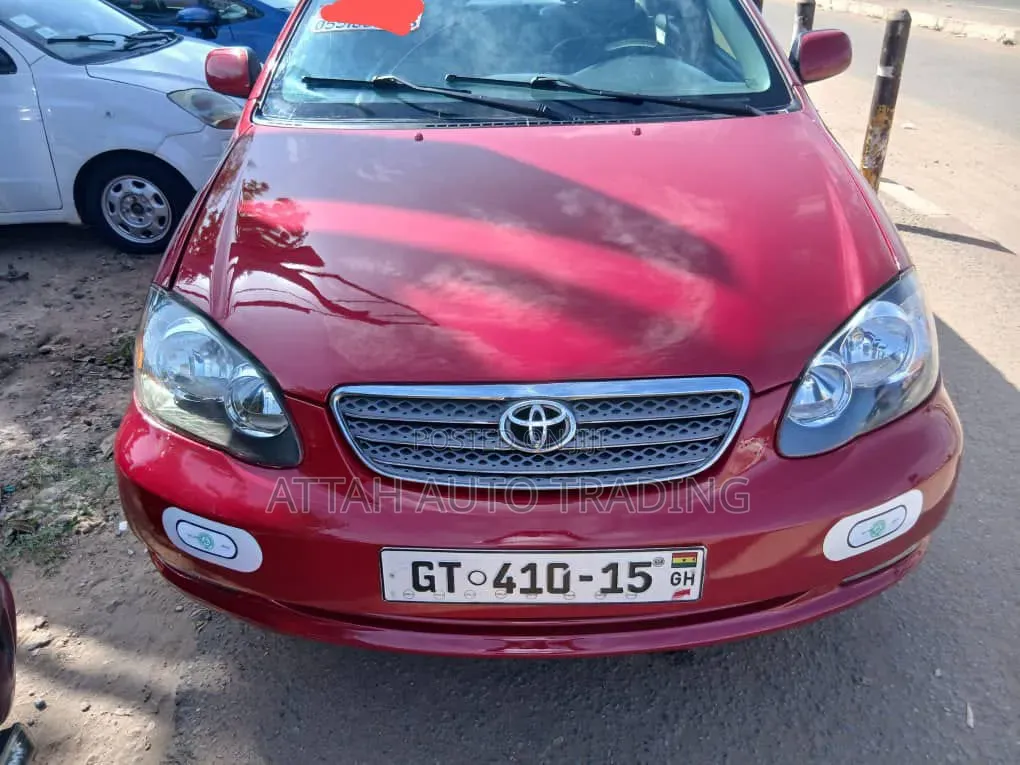 Toyota Corolla 2007 Red