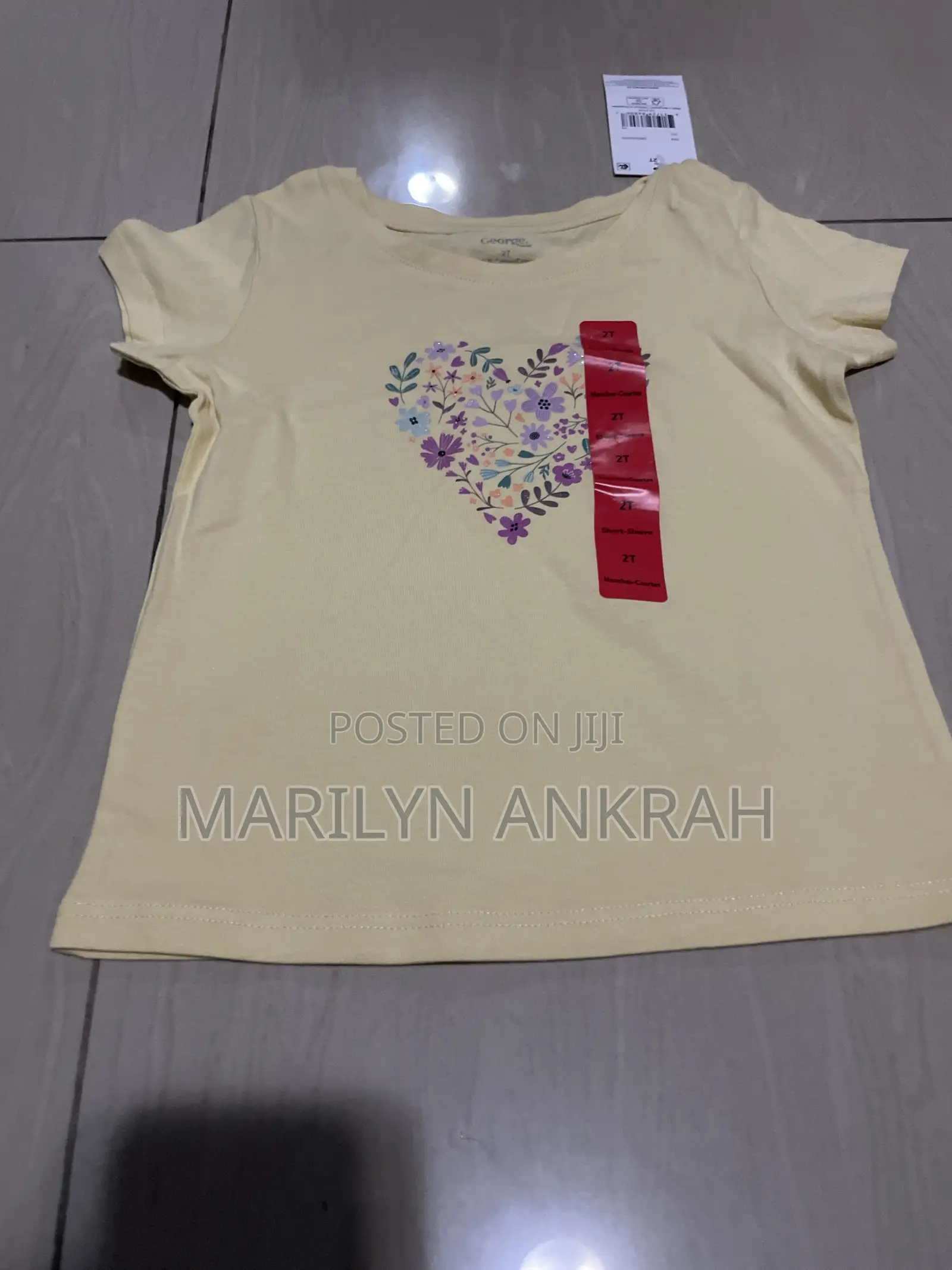 George Toddler Girl T- Shirt