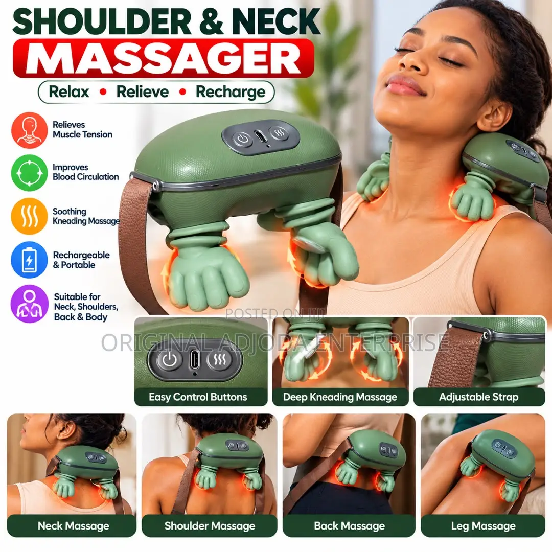 Shoulder & Neck Massager With Deep Kneading Massage