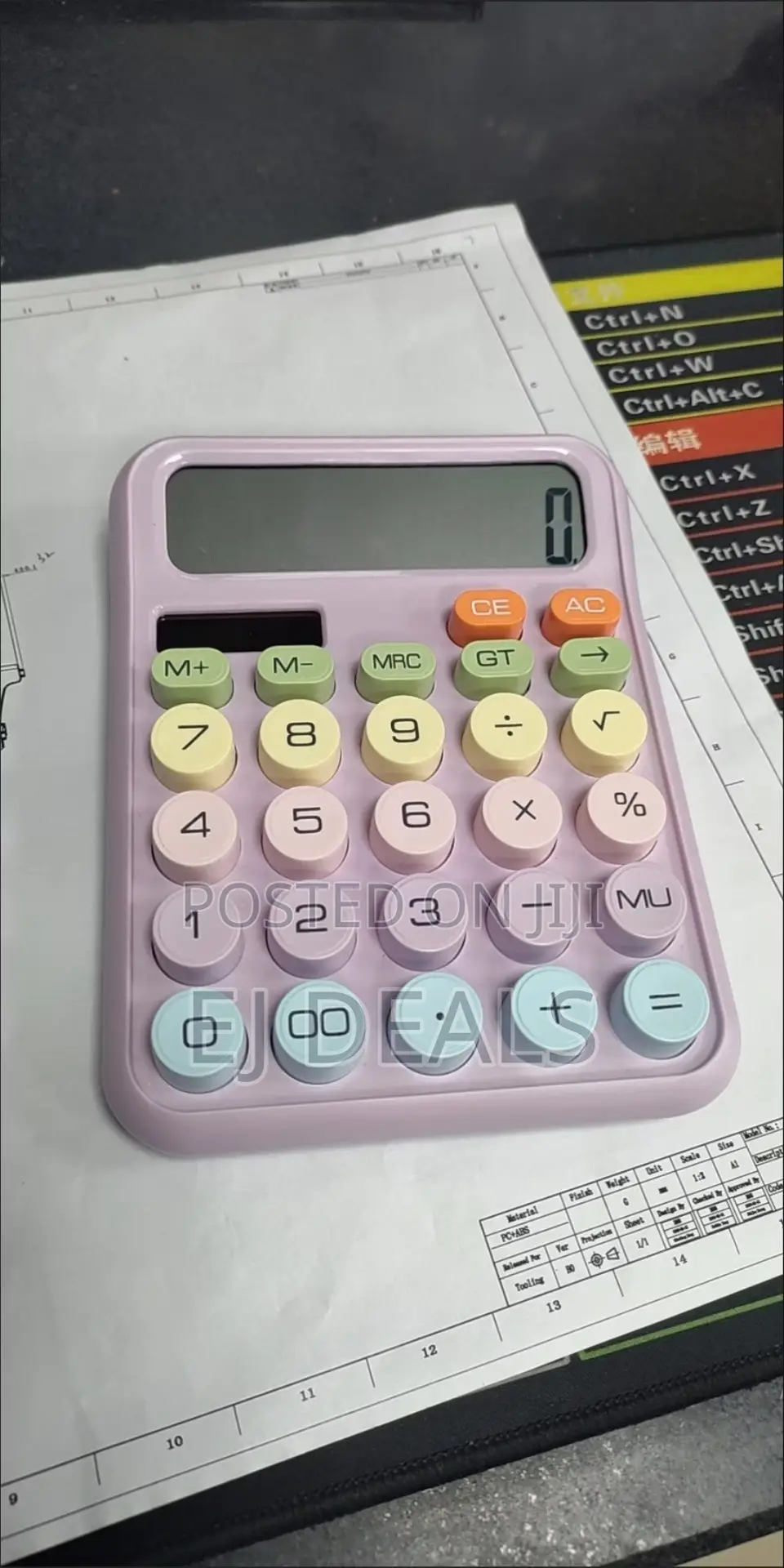Mechanical Calculators Large Digits Solar