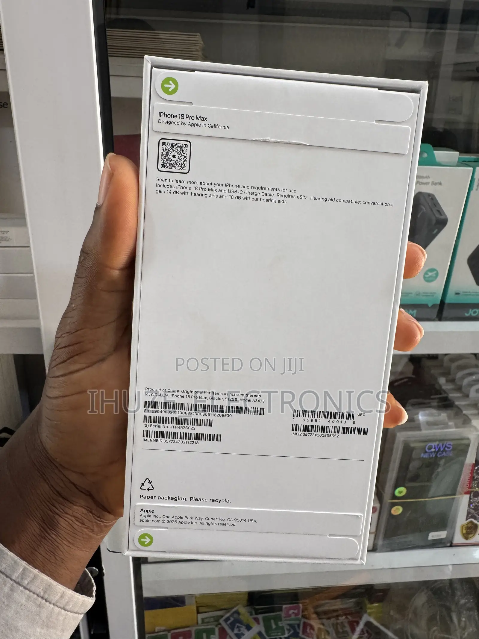 New Apple iPhone 18 Pro Max 256 GB