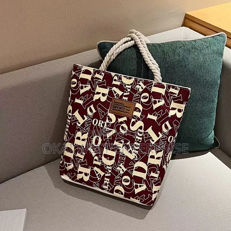 Korean-Inspired Large Capacity Canvas Tote Bag - Perfect for Outdoor