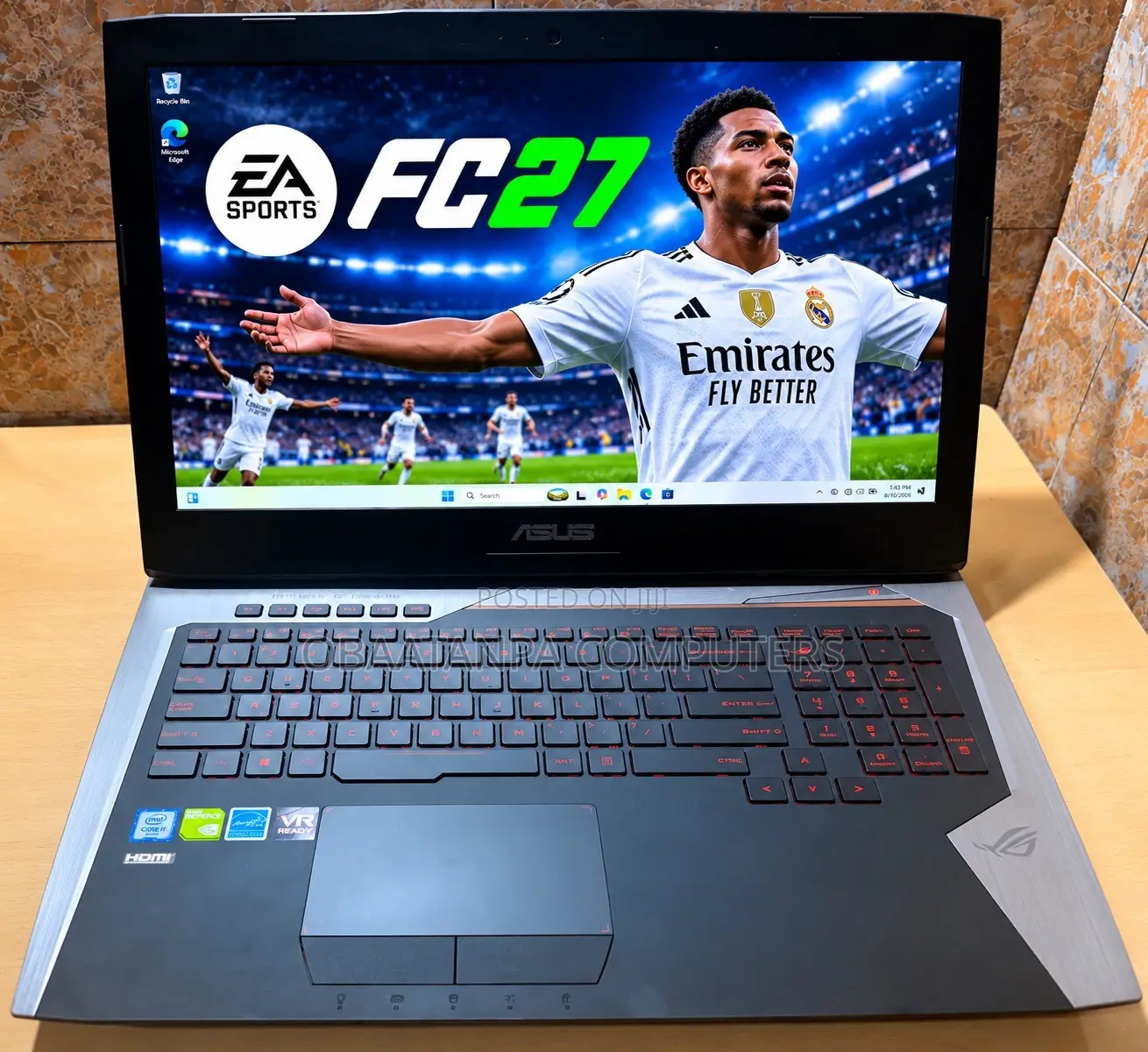 Laptop Asus G752VY 8GB Intel Core i7 SSD 256GB