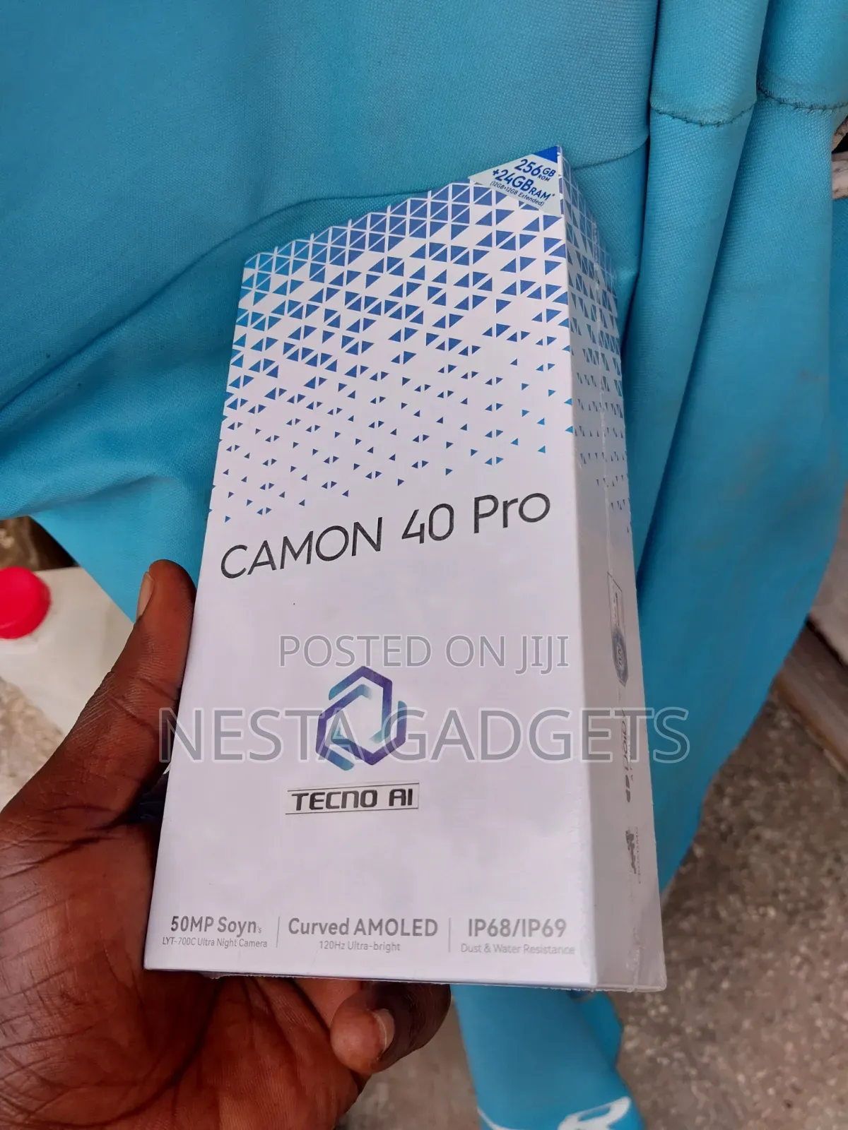 New Tecno Camon 40 Pro 5G 256 GB Silver
