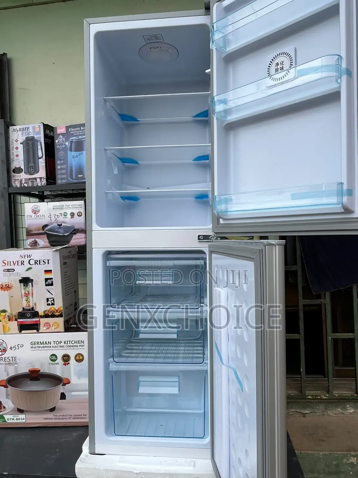 CHIGO Double Door Refrigerator( 202L)