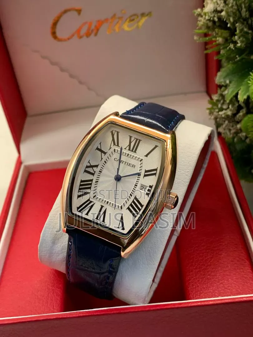 Cartier Leather Watch in Box