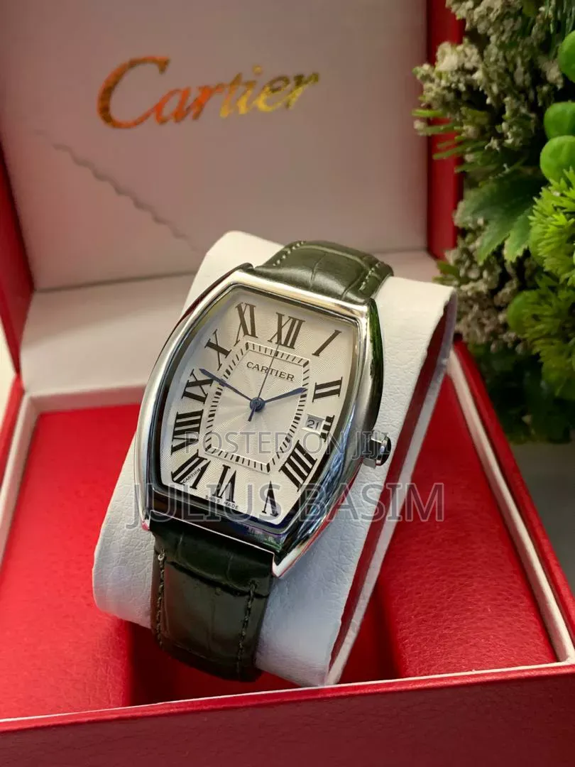 Cartier Leather Watch in Box
