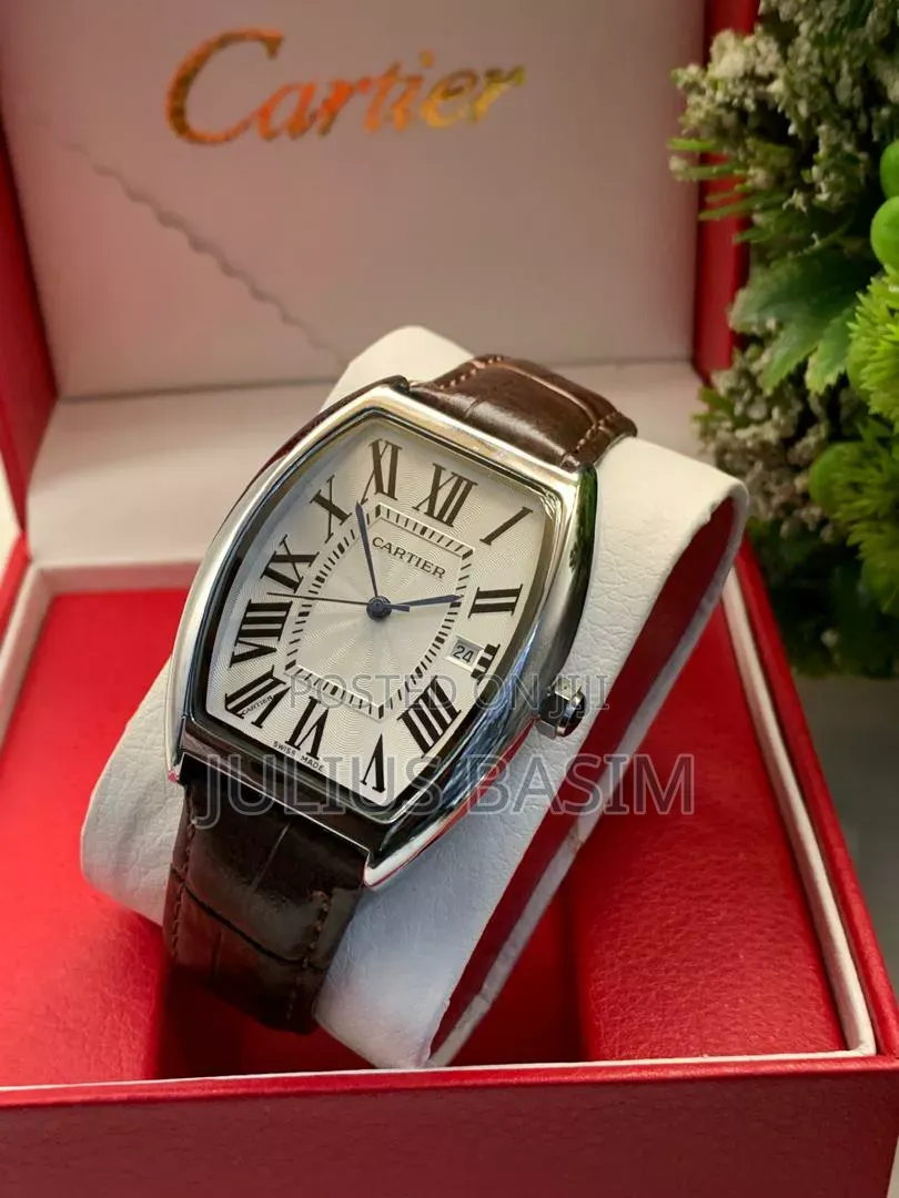 Cartier Leather Watch in Box