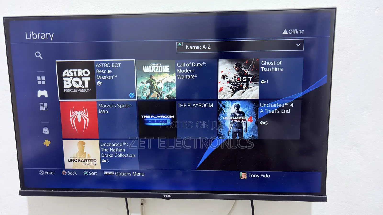 Playstation 4 Game Console Standard 500gb