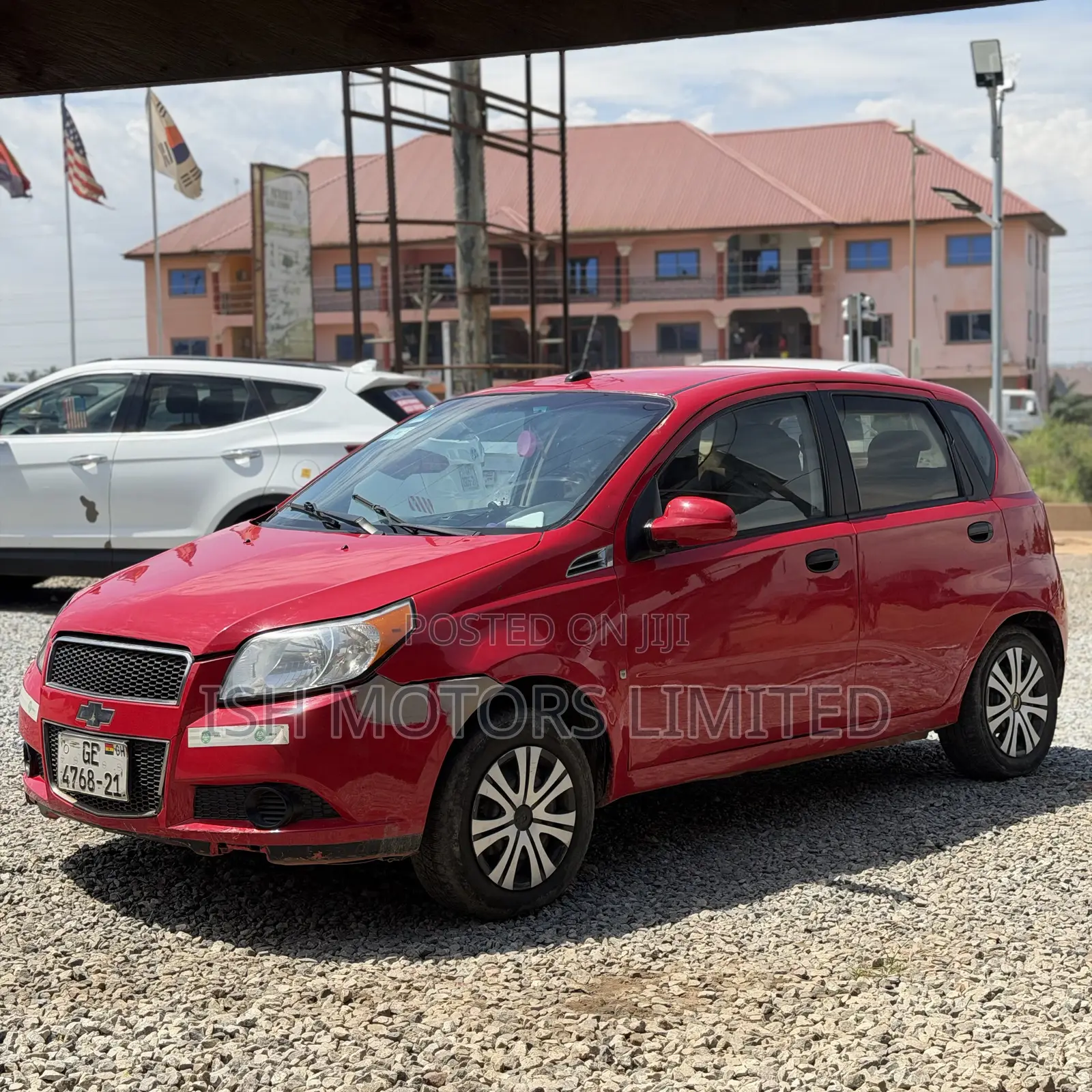 Chevrolet Aveo LS Hatch 2011 Red