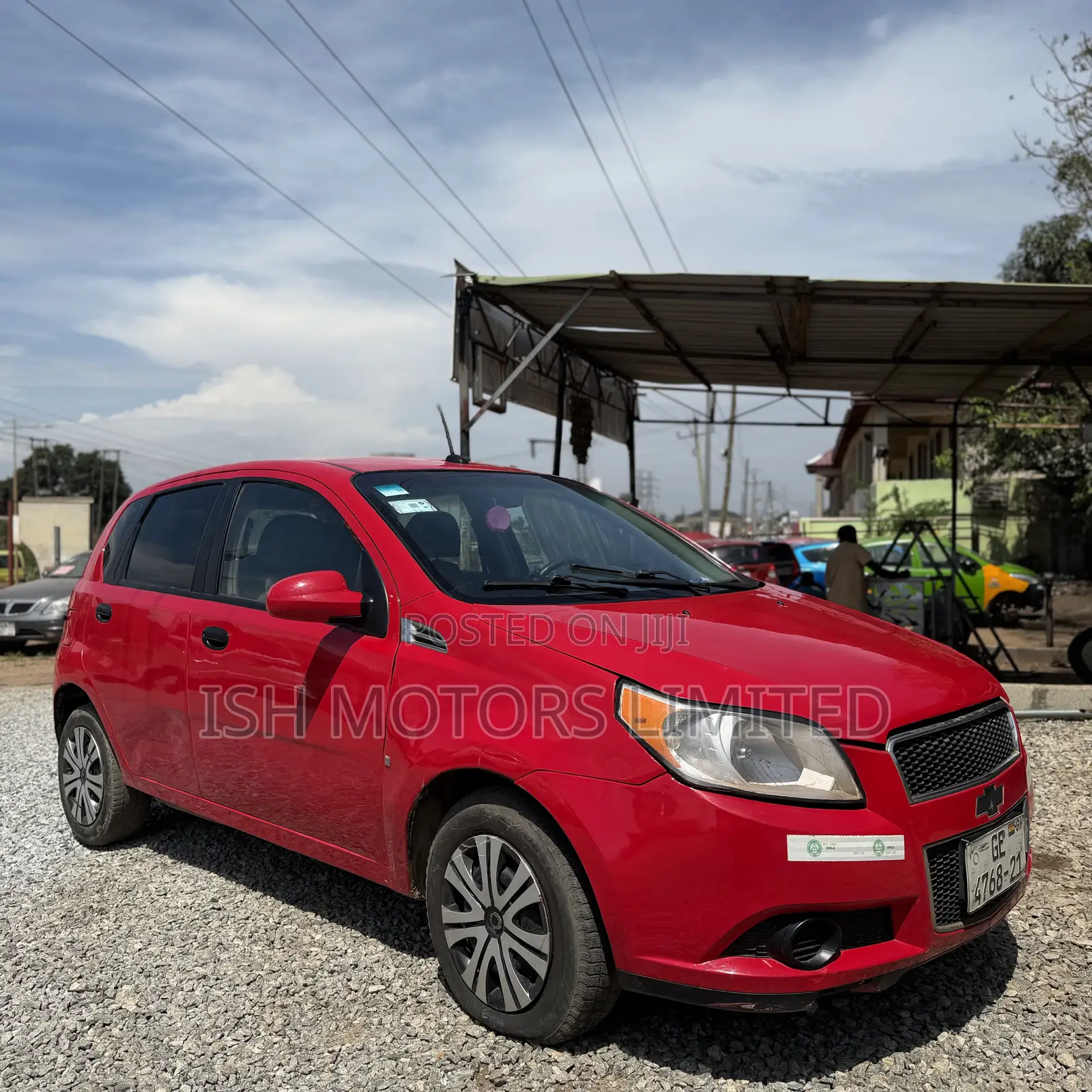 Chevrolet Aveo LS Hatch 2011 Red