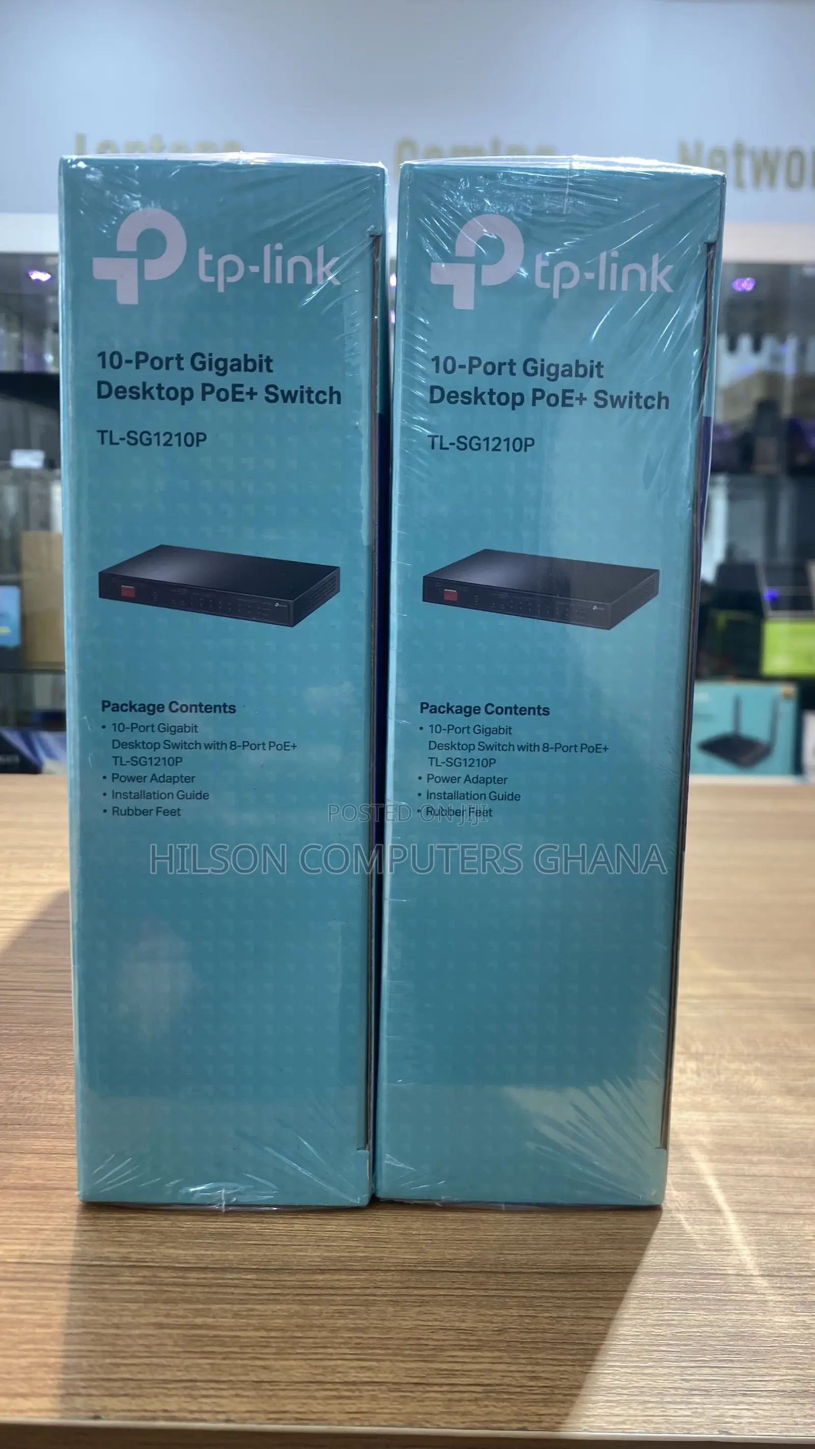 TP-Link TL-SG1210P 10-Port Gigabit Desktop Switch With 8-Port PoE+